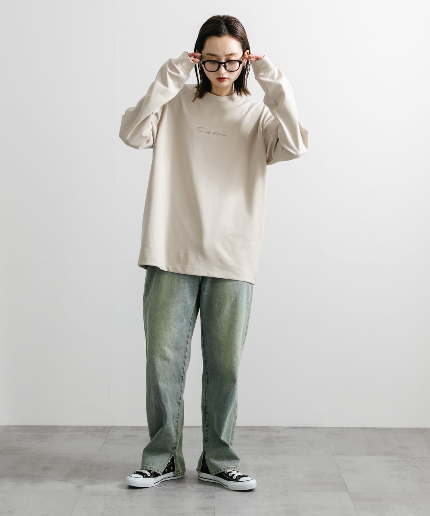 身長：169cm サイズ：L