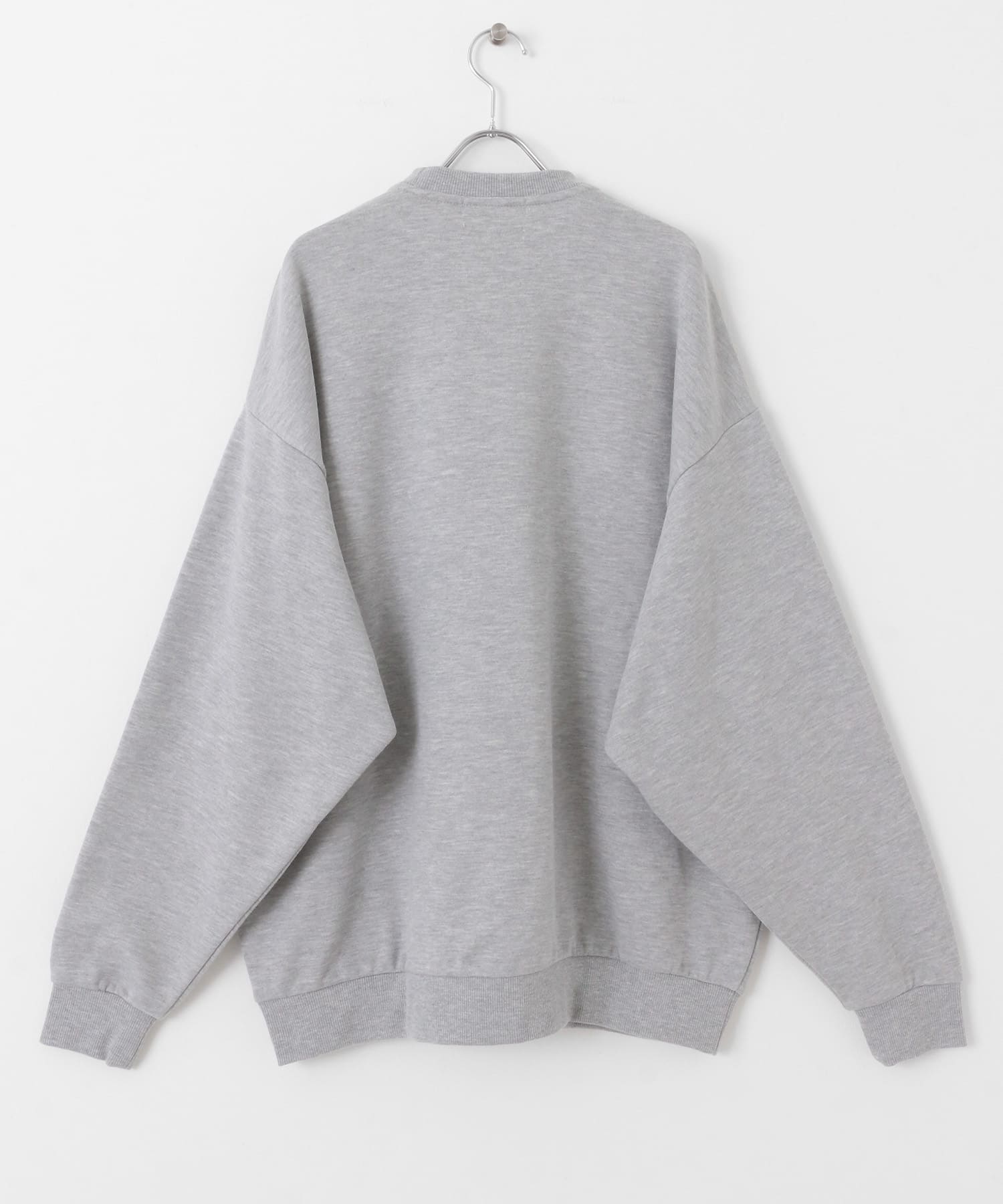 『別注』TeddyBear×SENSE OF PLACE　クルーネックスウェット GRAY M