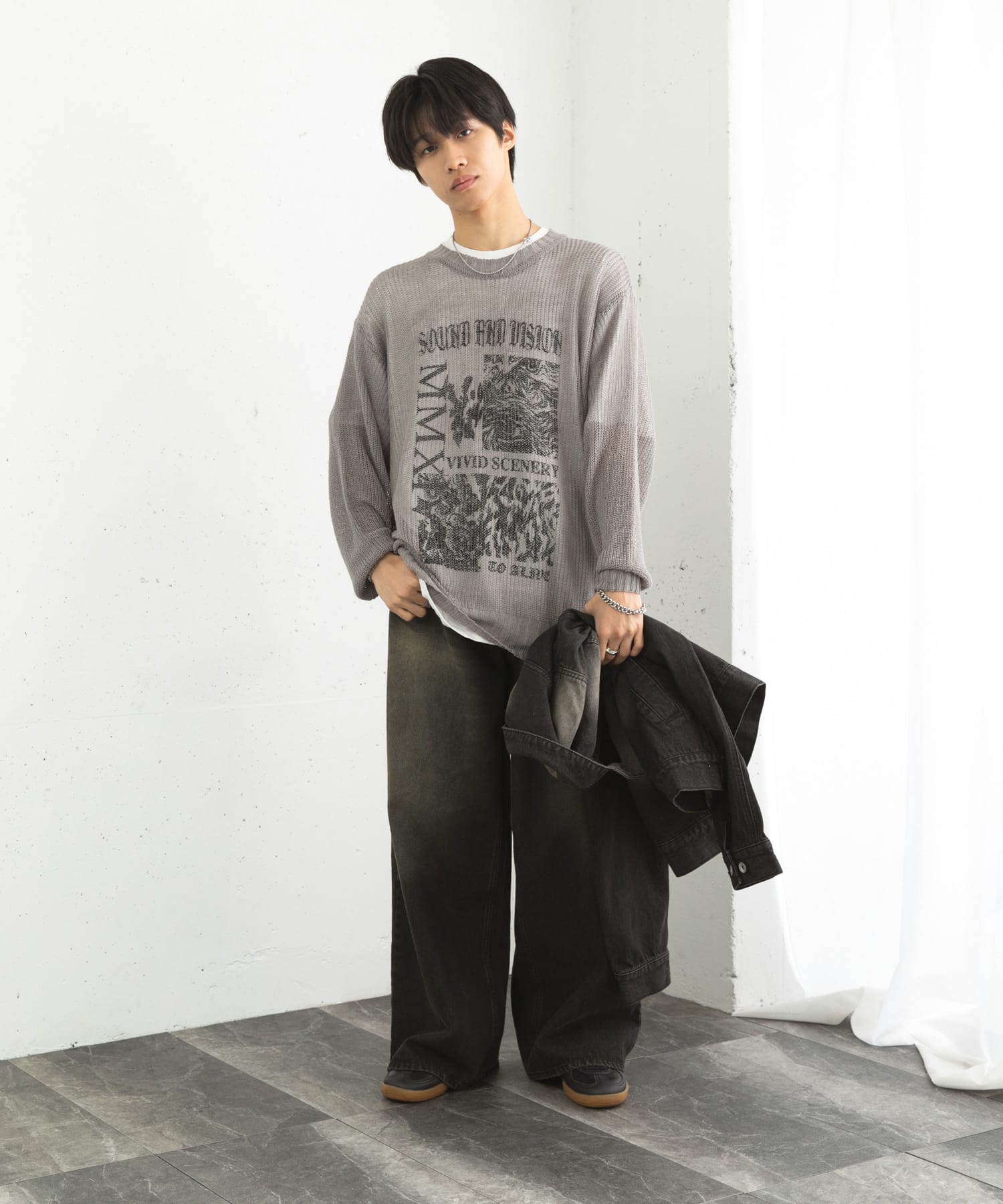 身長：172cm サイズ：L