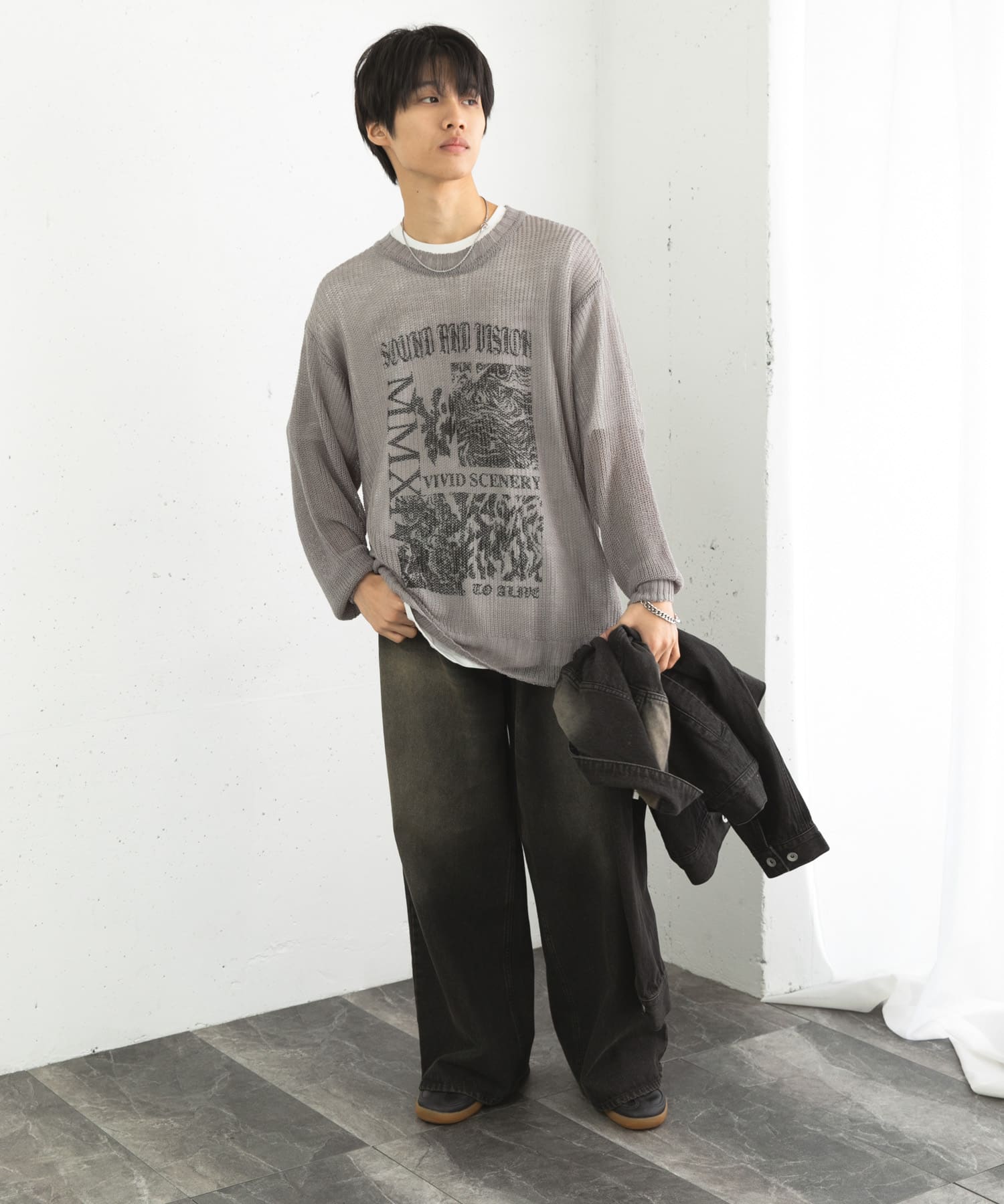 身長：172cm サイズ：L