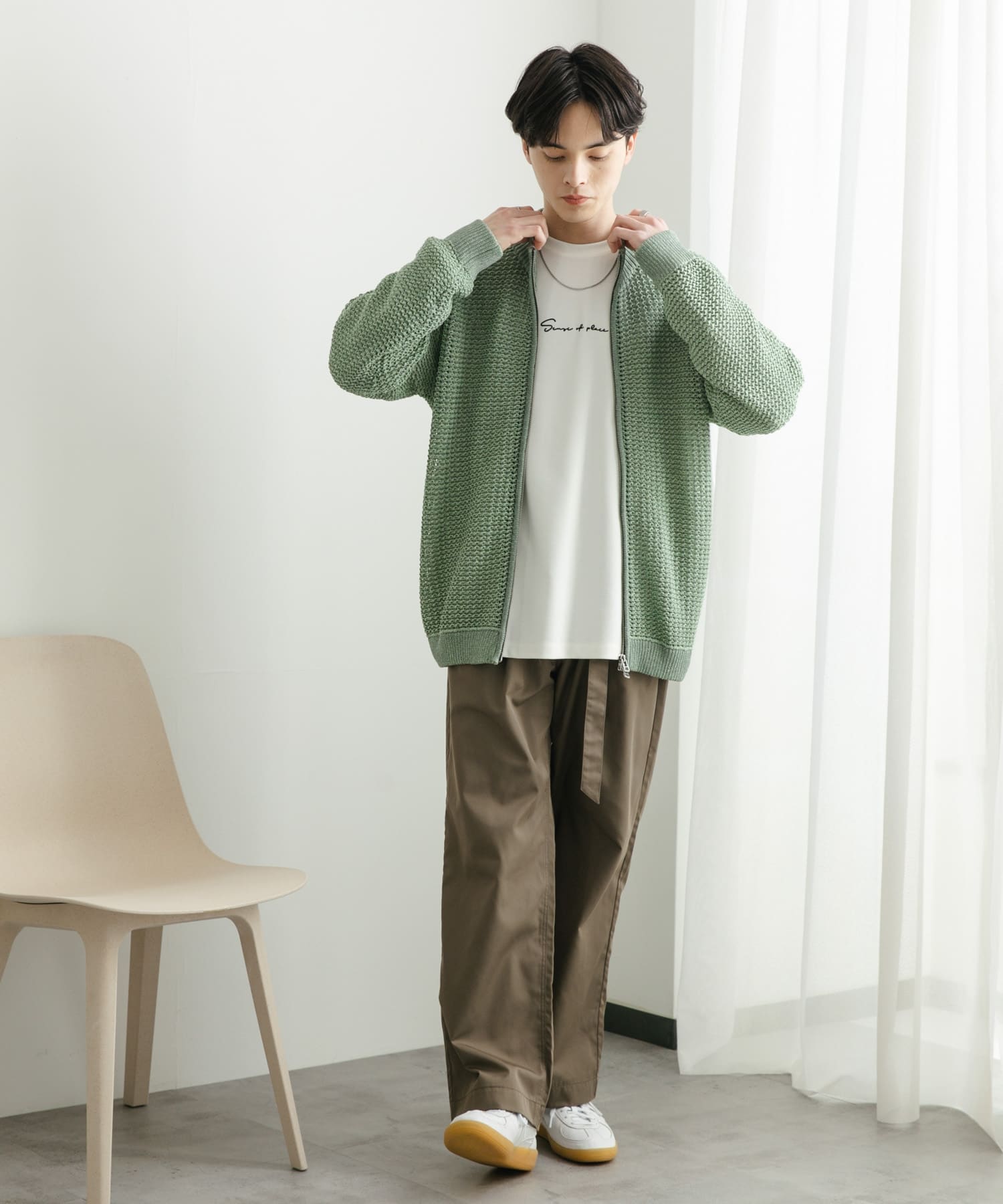 身長：173cm サイズ：L