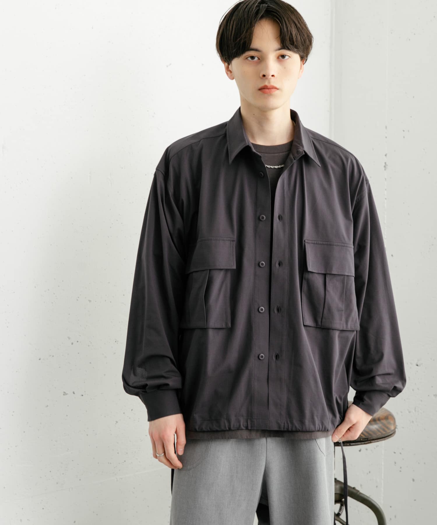 身長：173cm サイズ：L