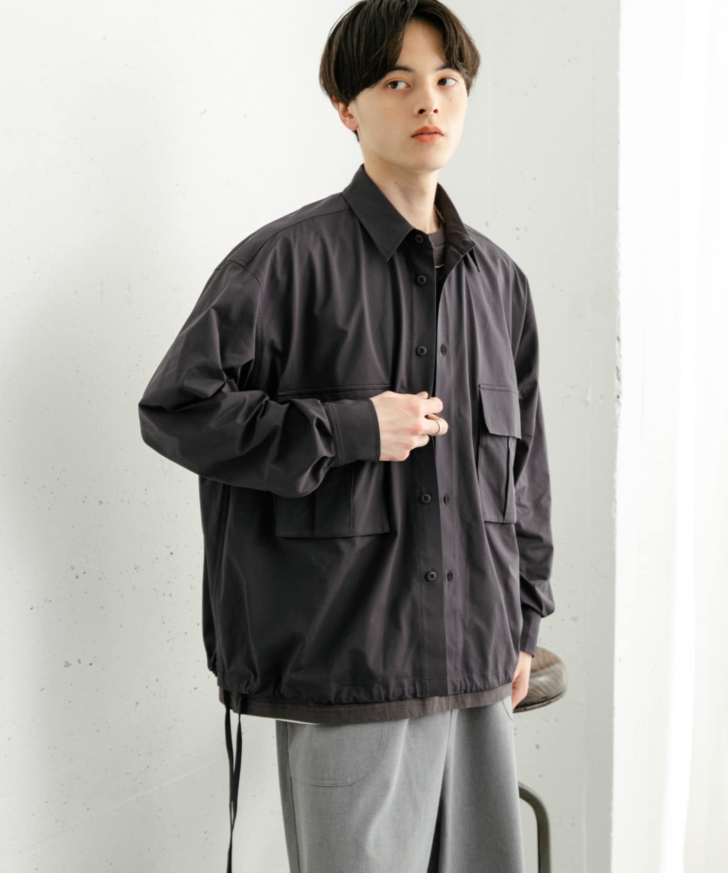 身長：173cm サイズ：L