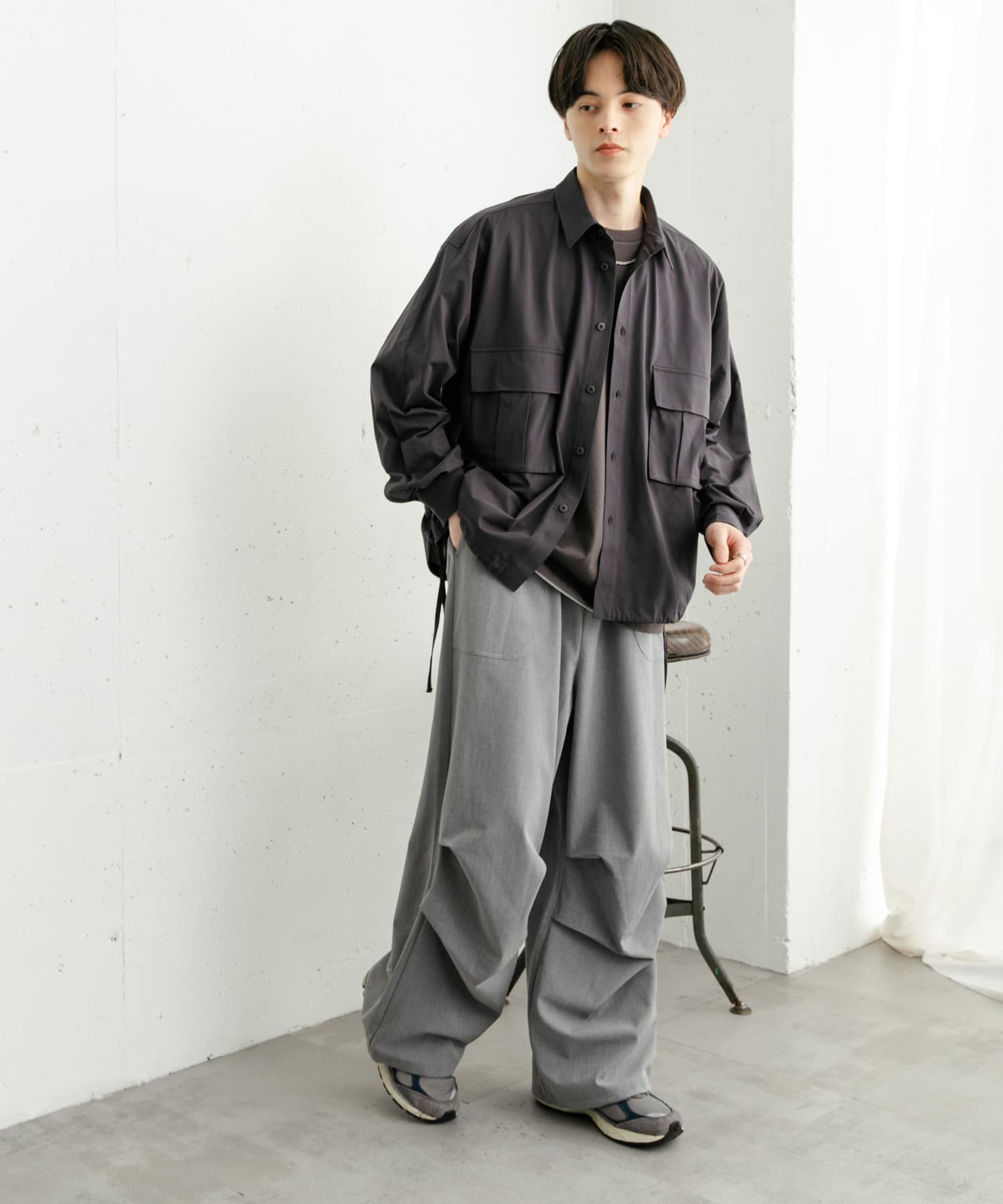 身長：173cm サイズ：L