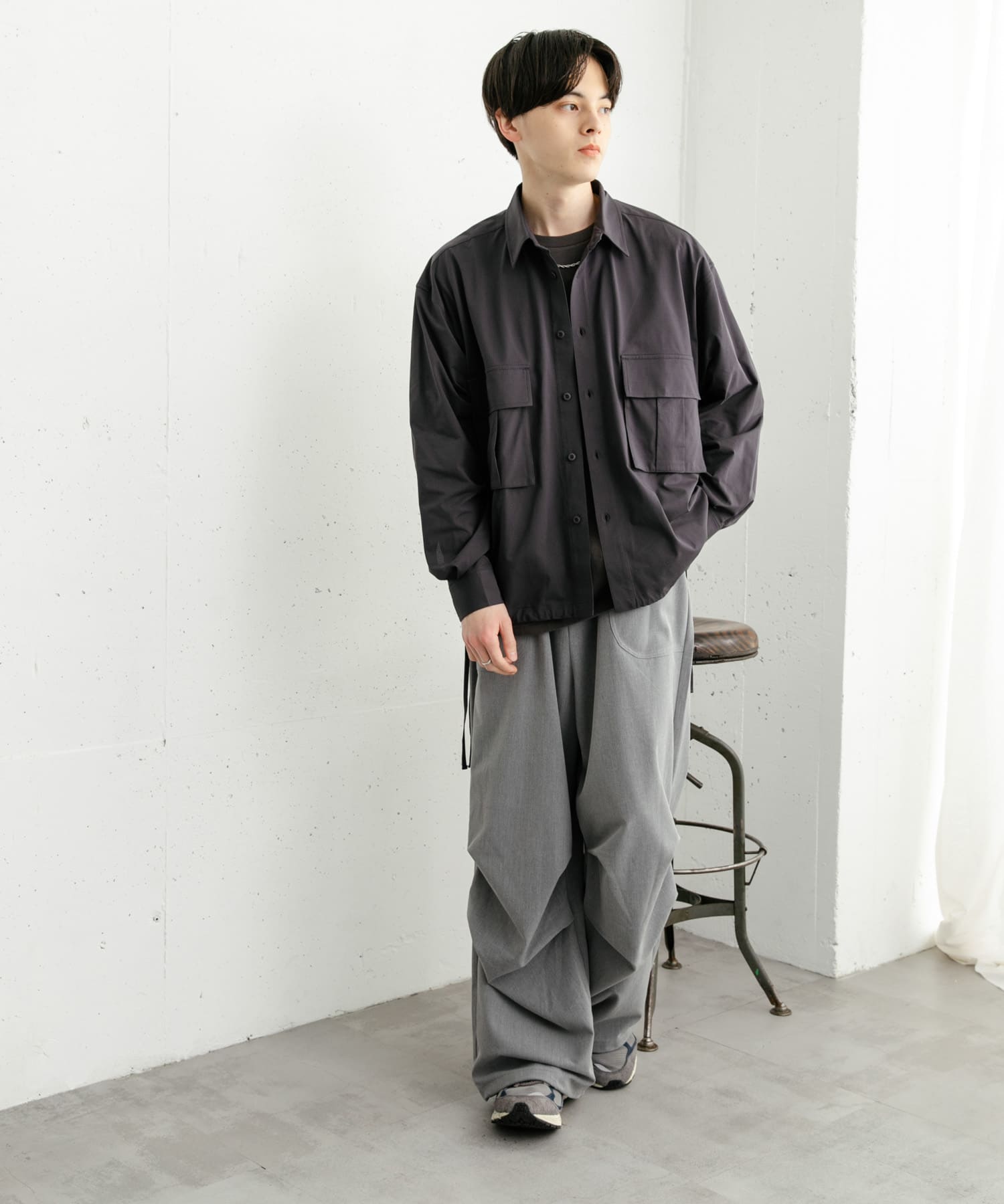 身長：173cm サイズ：L