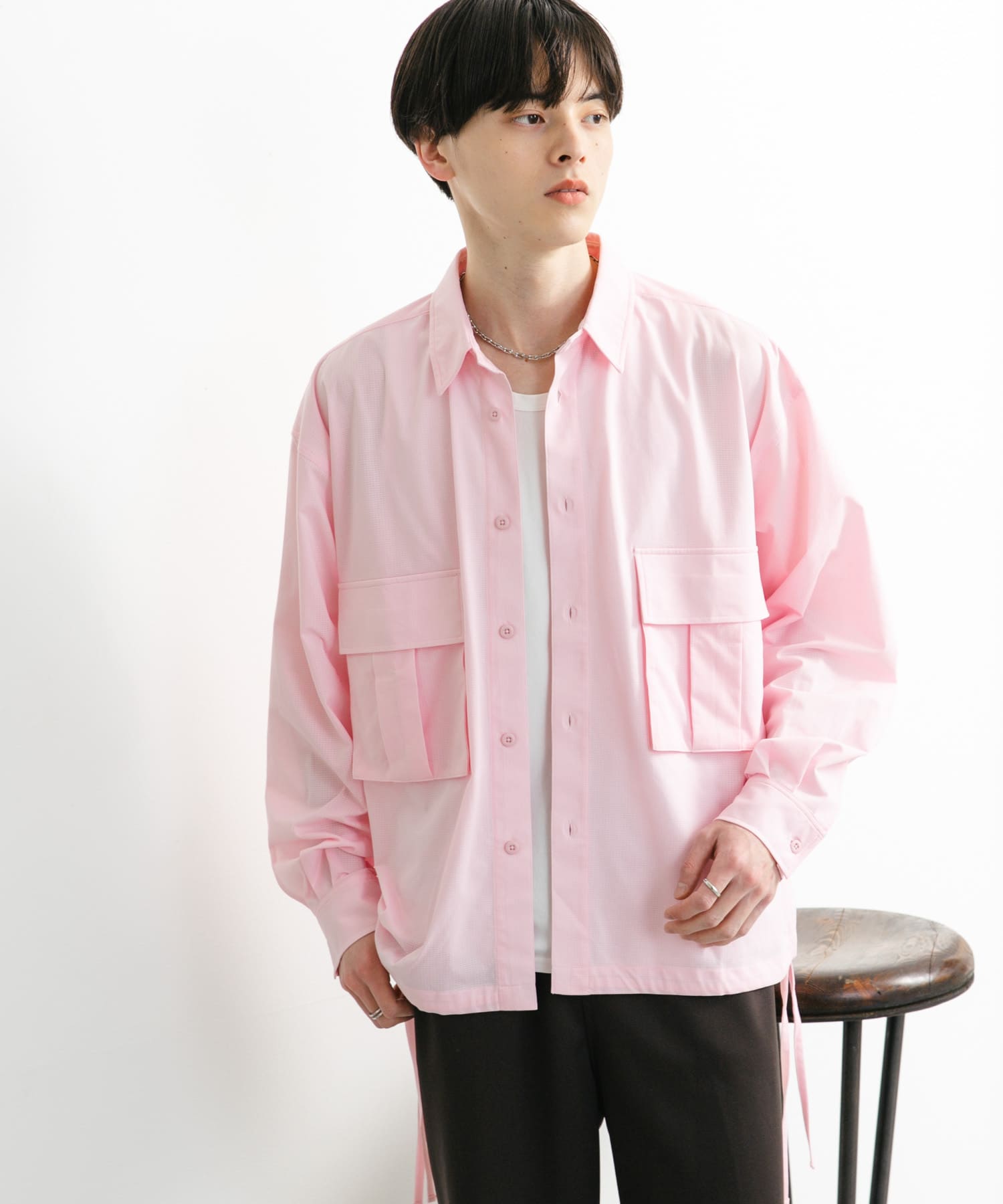身長：173cm サイズ：L