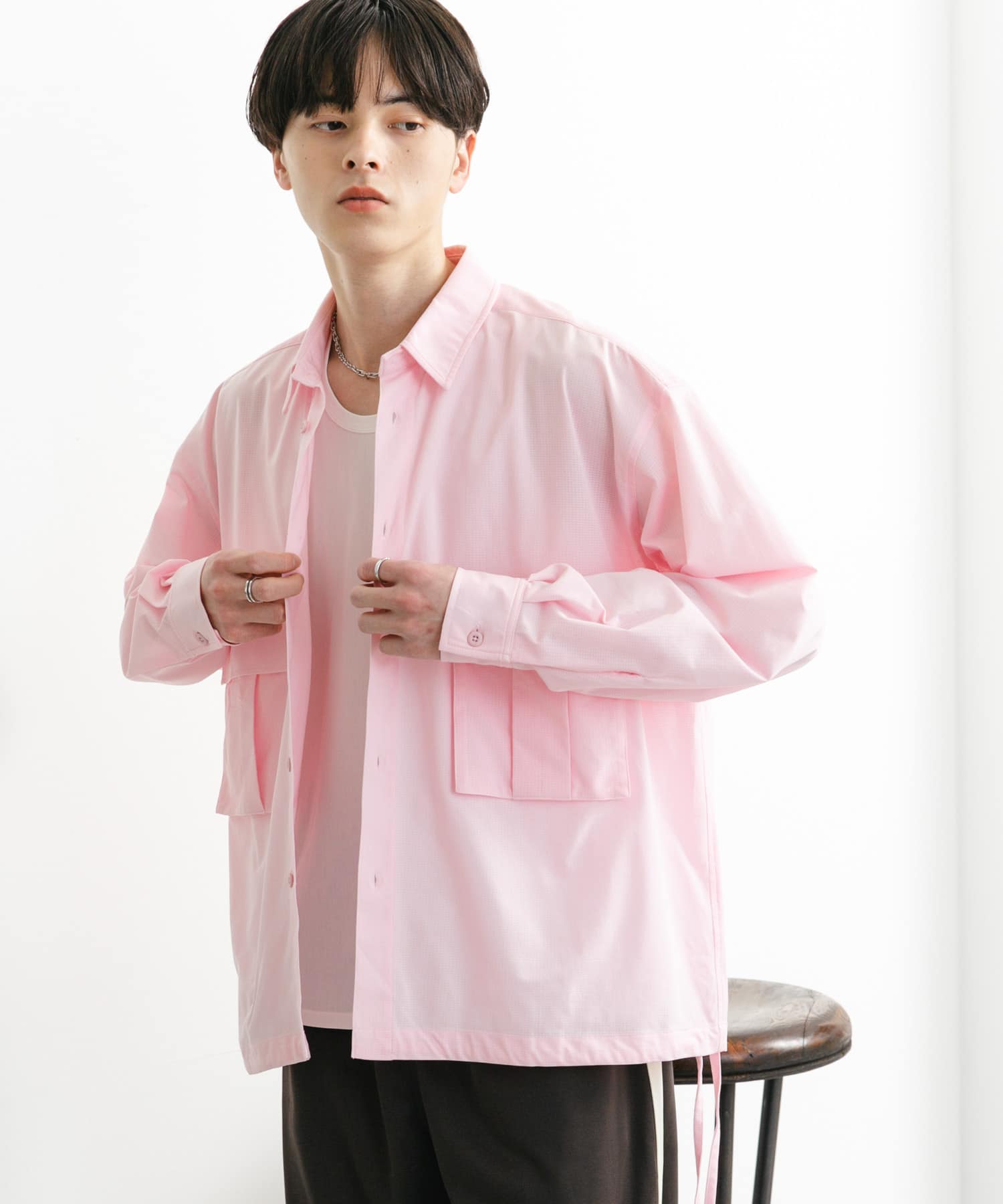 身長：173cm サイズ：L