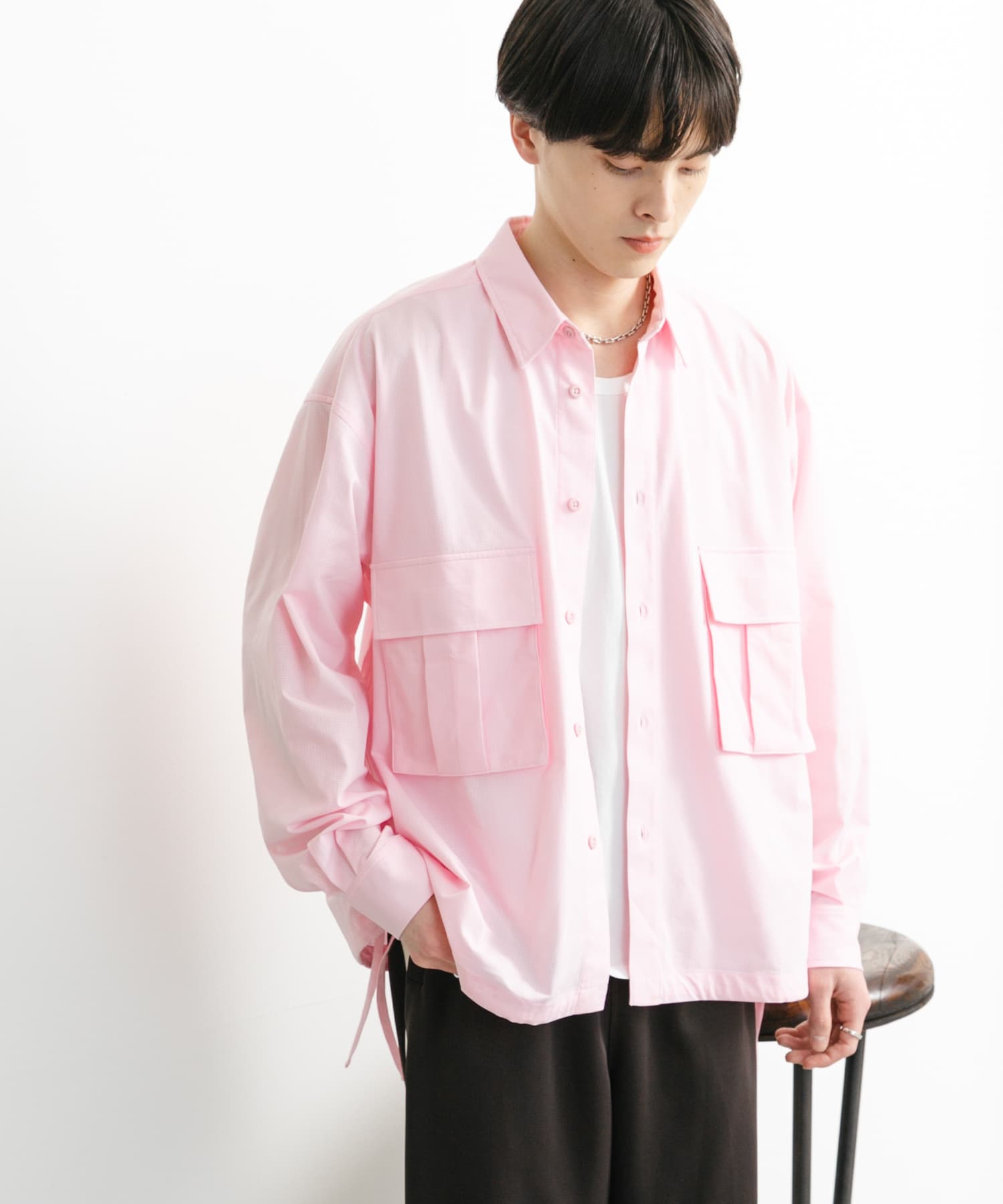 身長：173cm サイズ：L