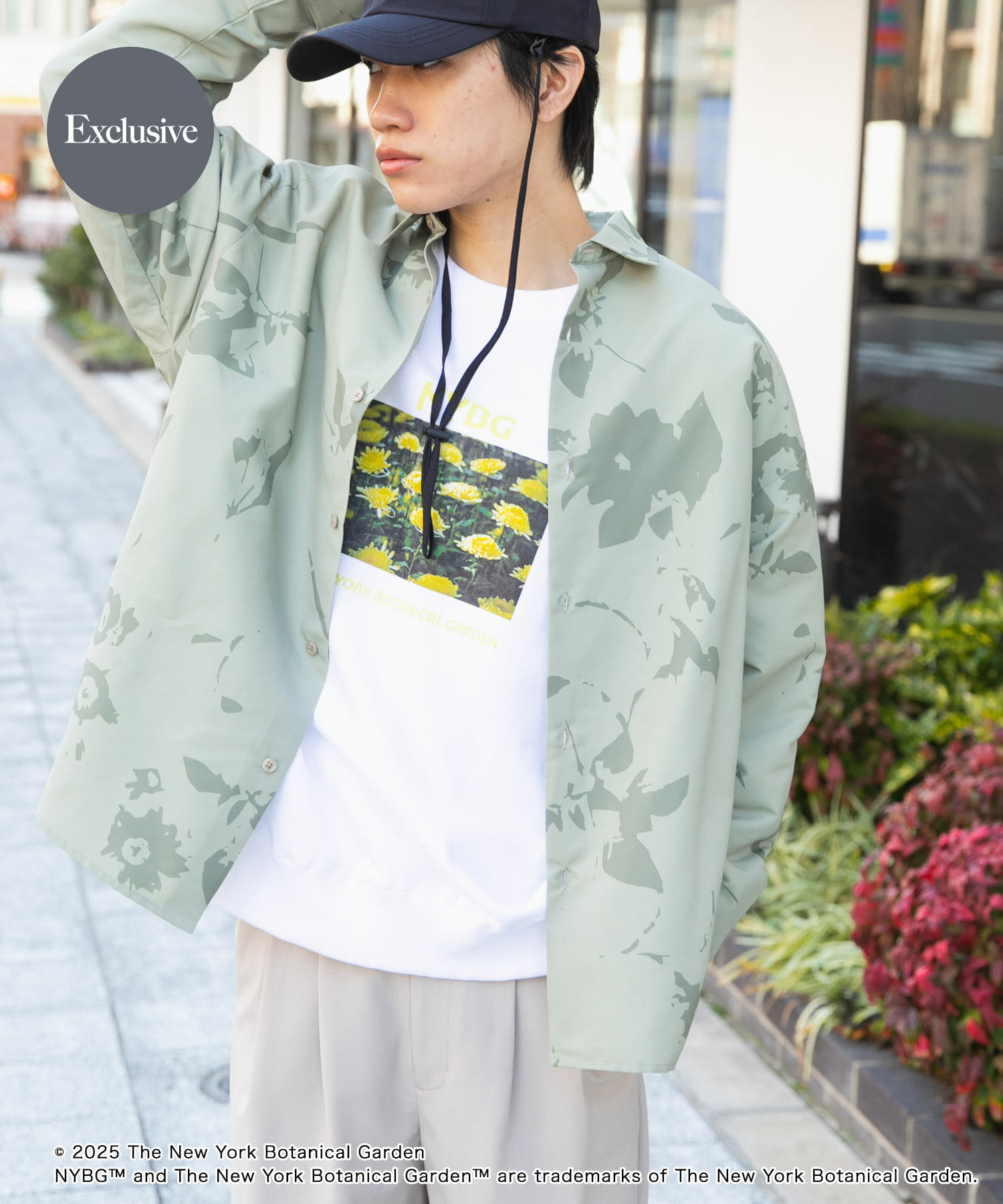 NYBG　リップストップルーズシャツ