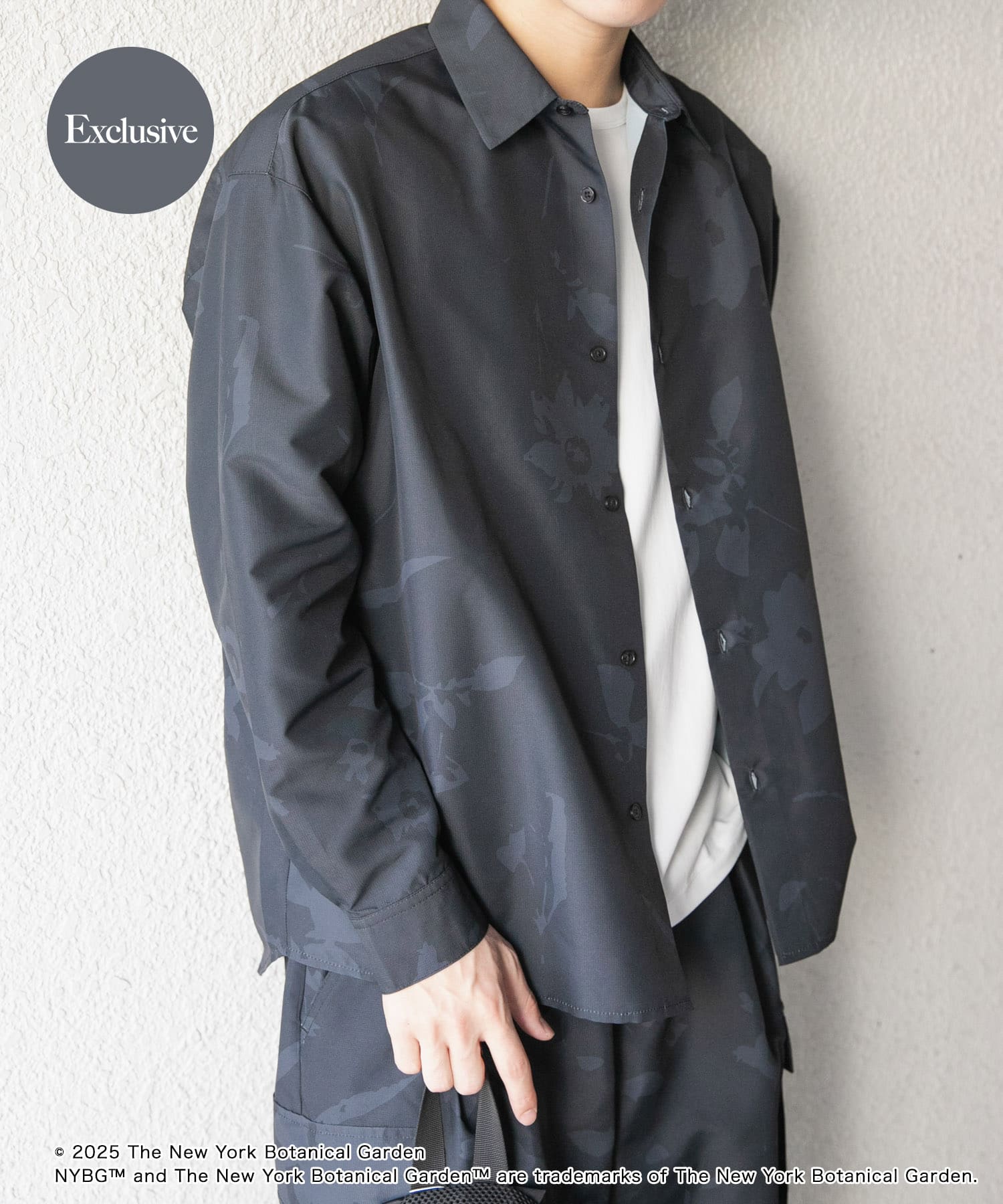 NYBG　リップストップルーズシャツ