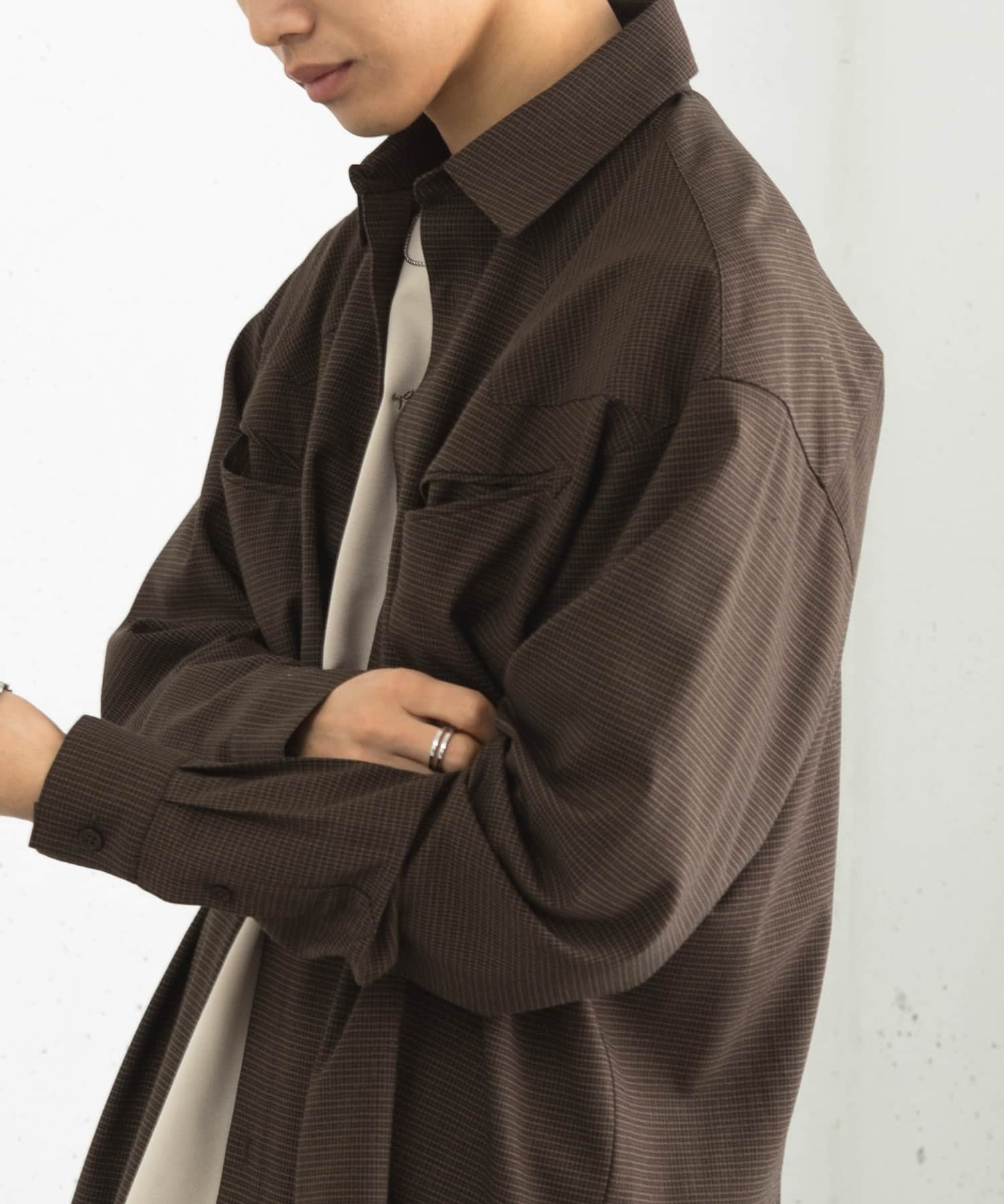 チェックウエスタンシャツ