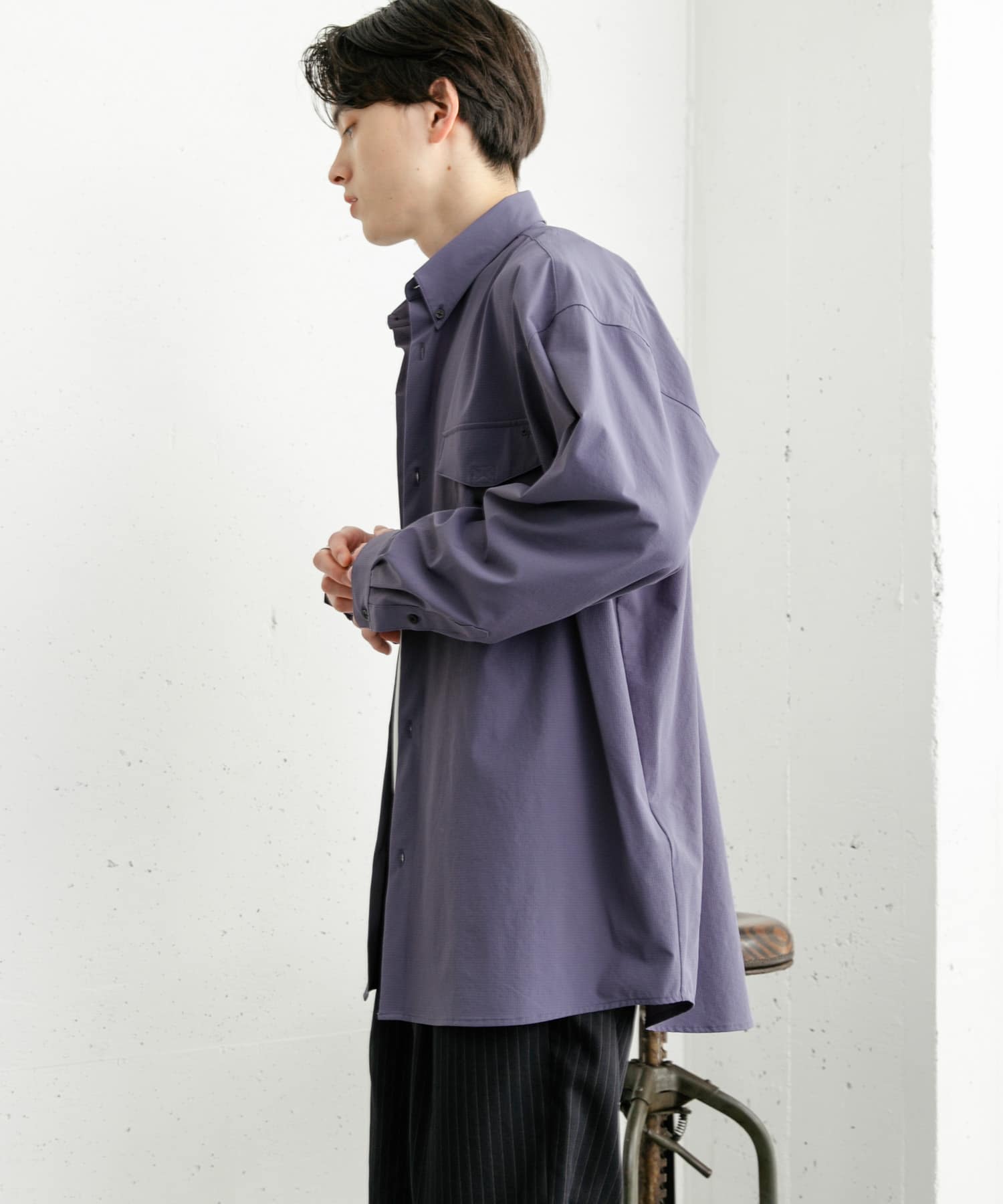 身長：173cm サイズ：L