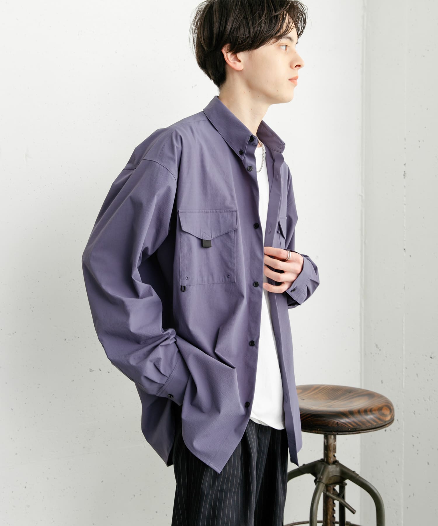 身長：173cm サイズ：L