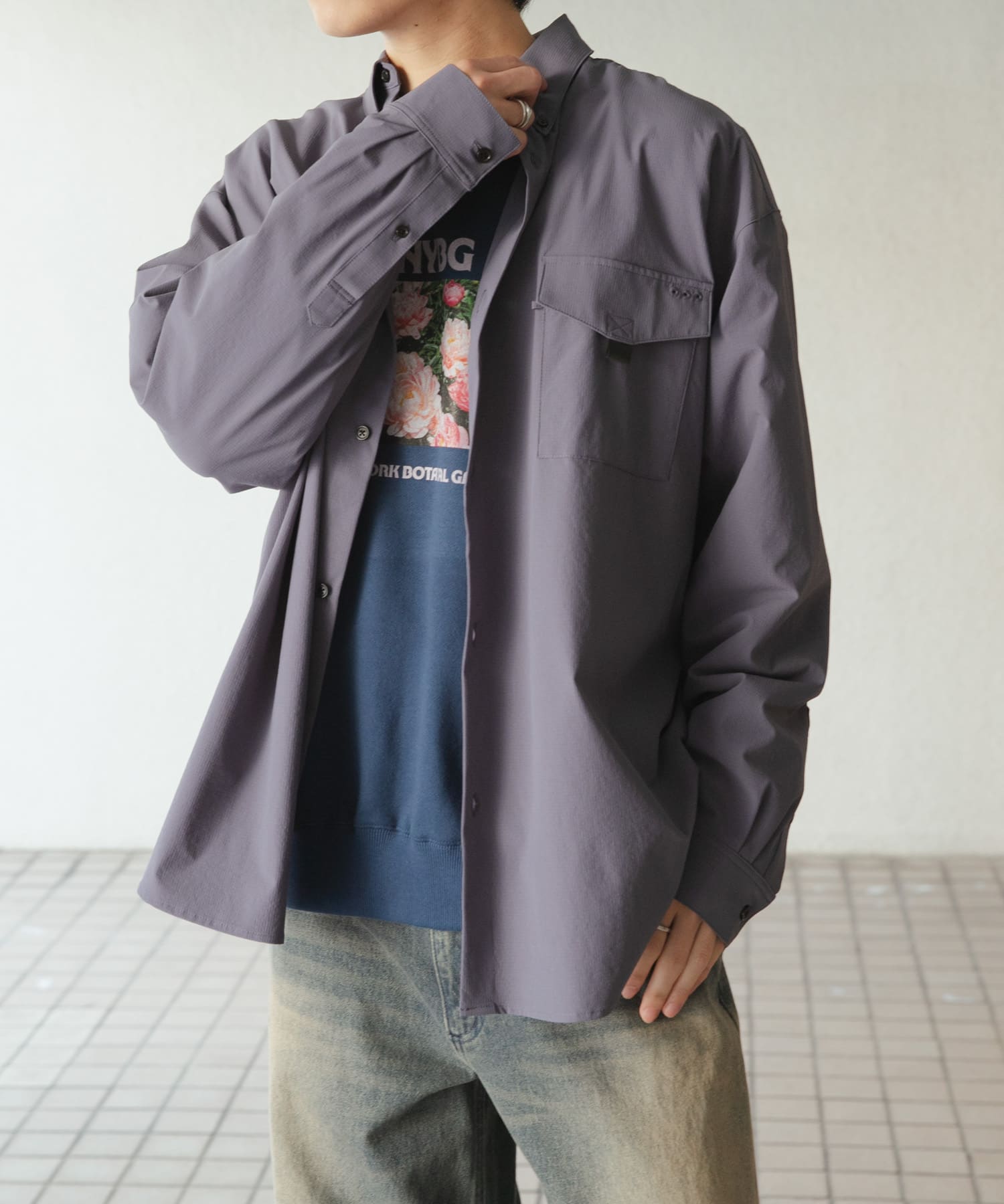 リップストップフィッシングシャツ(M IVORY): トップス｜URBAN