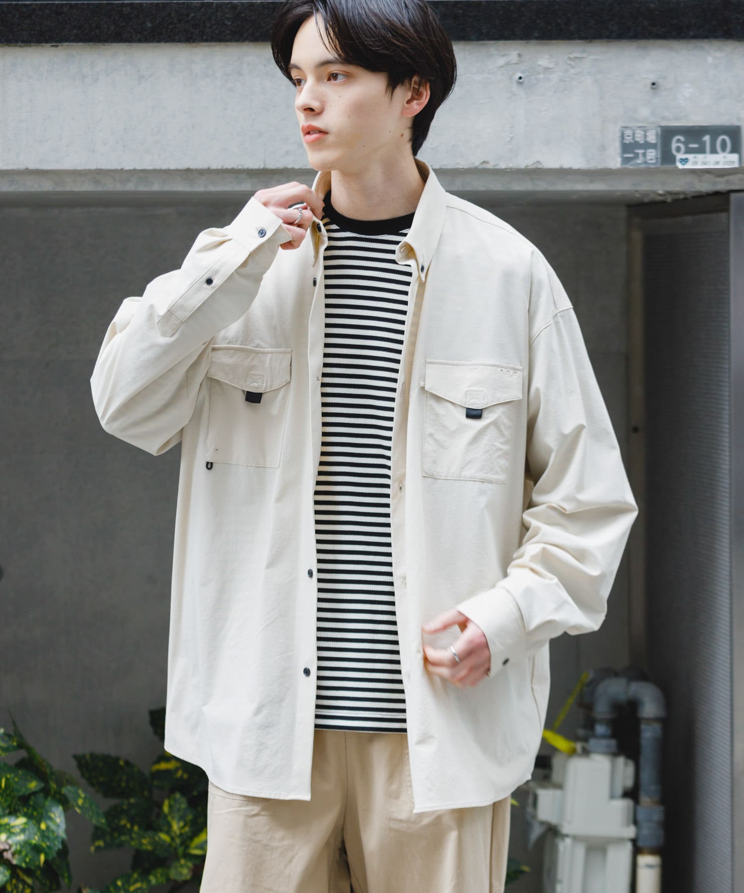 リップストップフィッシングシャツ