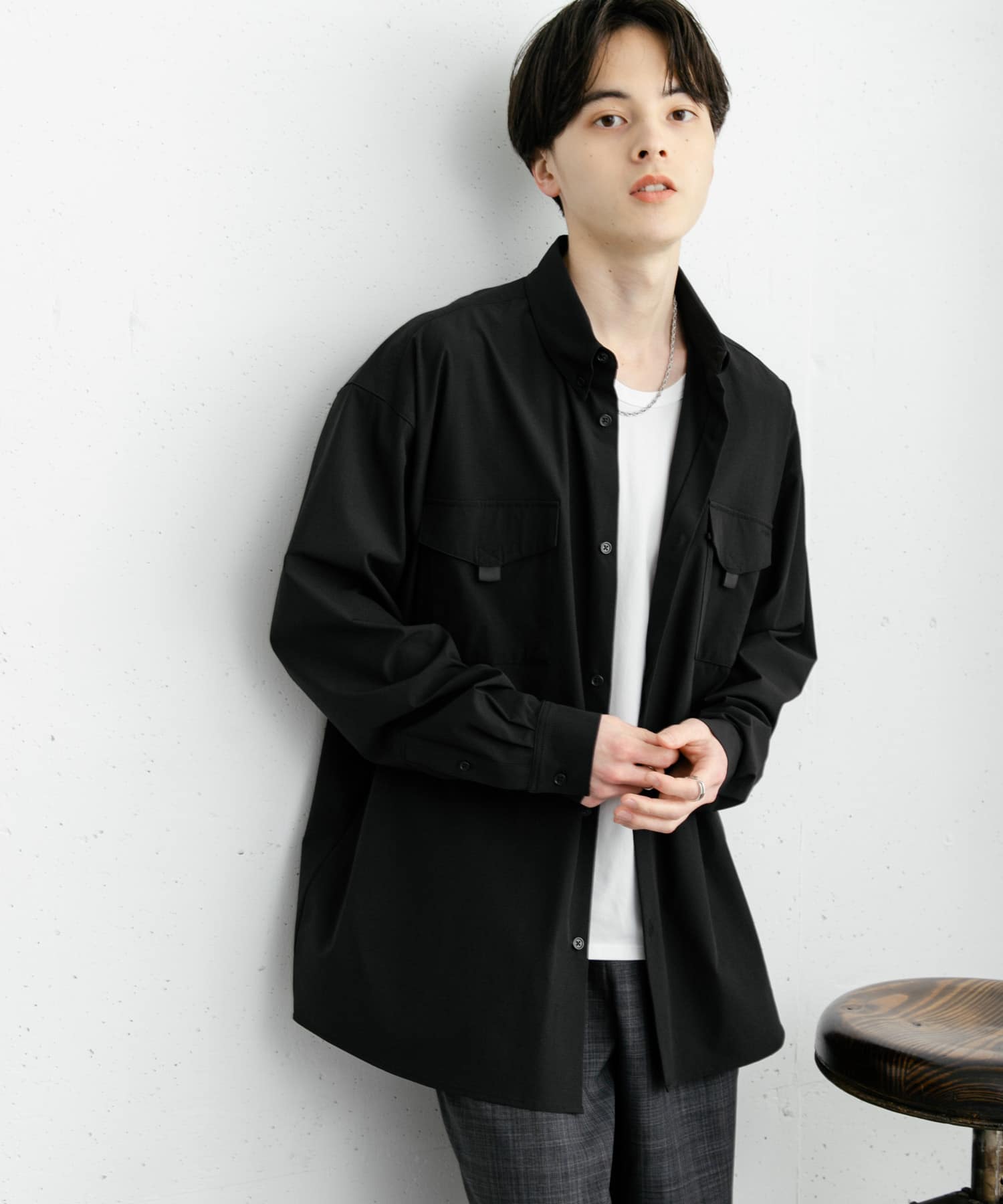 リップストップフィッシングシャツ