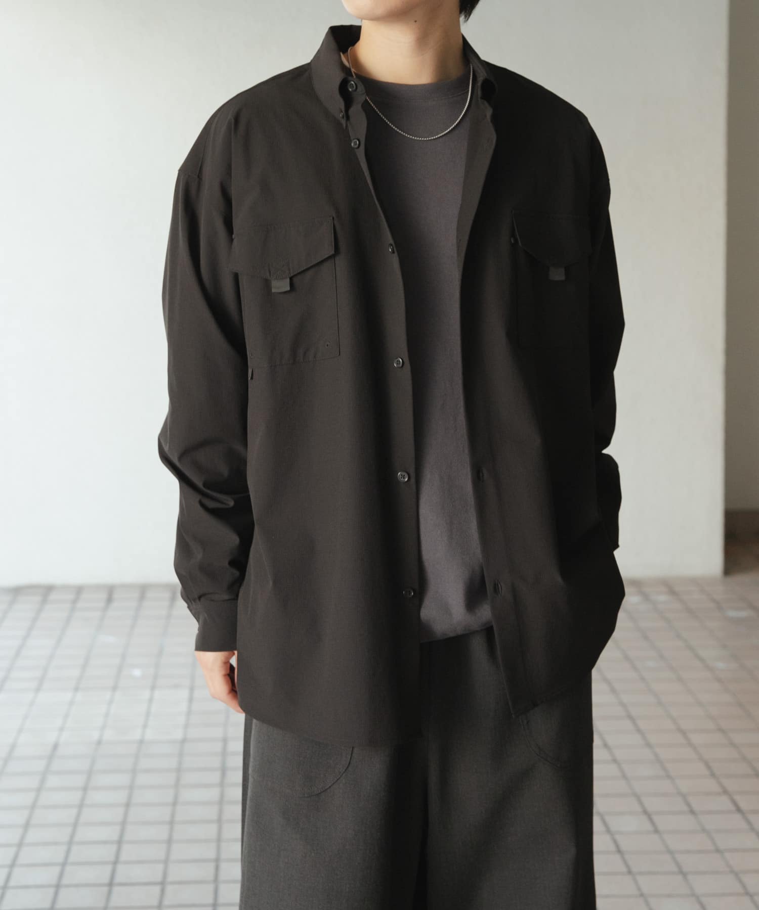 リップストップフィッシングシャツ(M IVORY): トップス｜URBAN