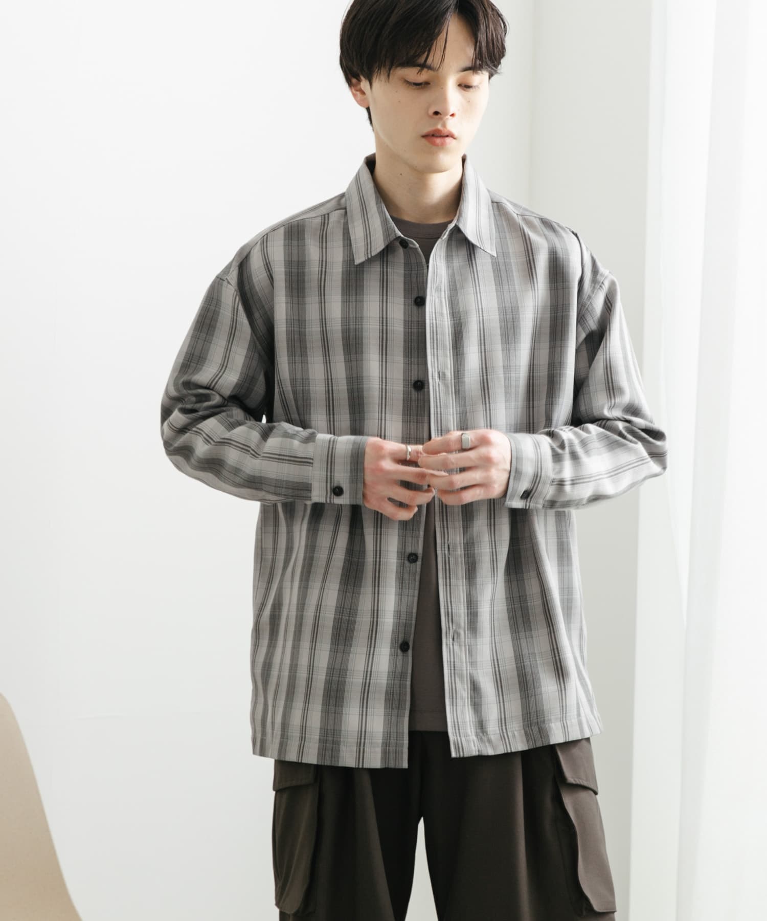 身長：173cm サイズ：L