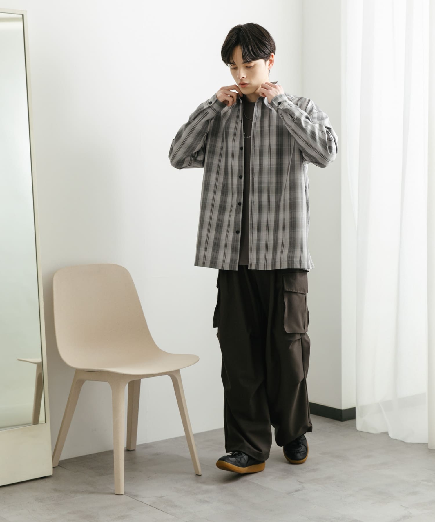 身長：173cm サイズ：L
