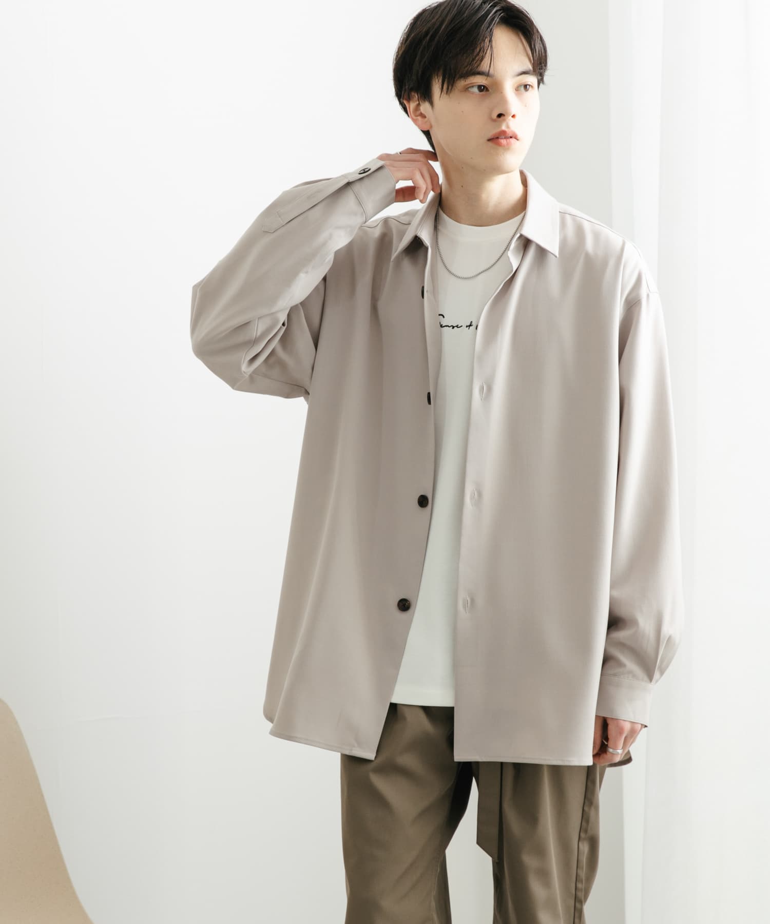 身長：173cm サイズ：L