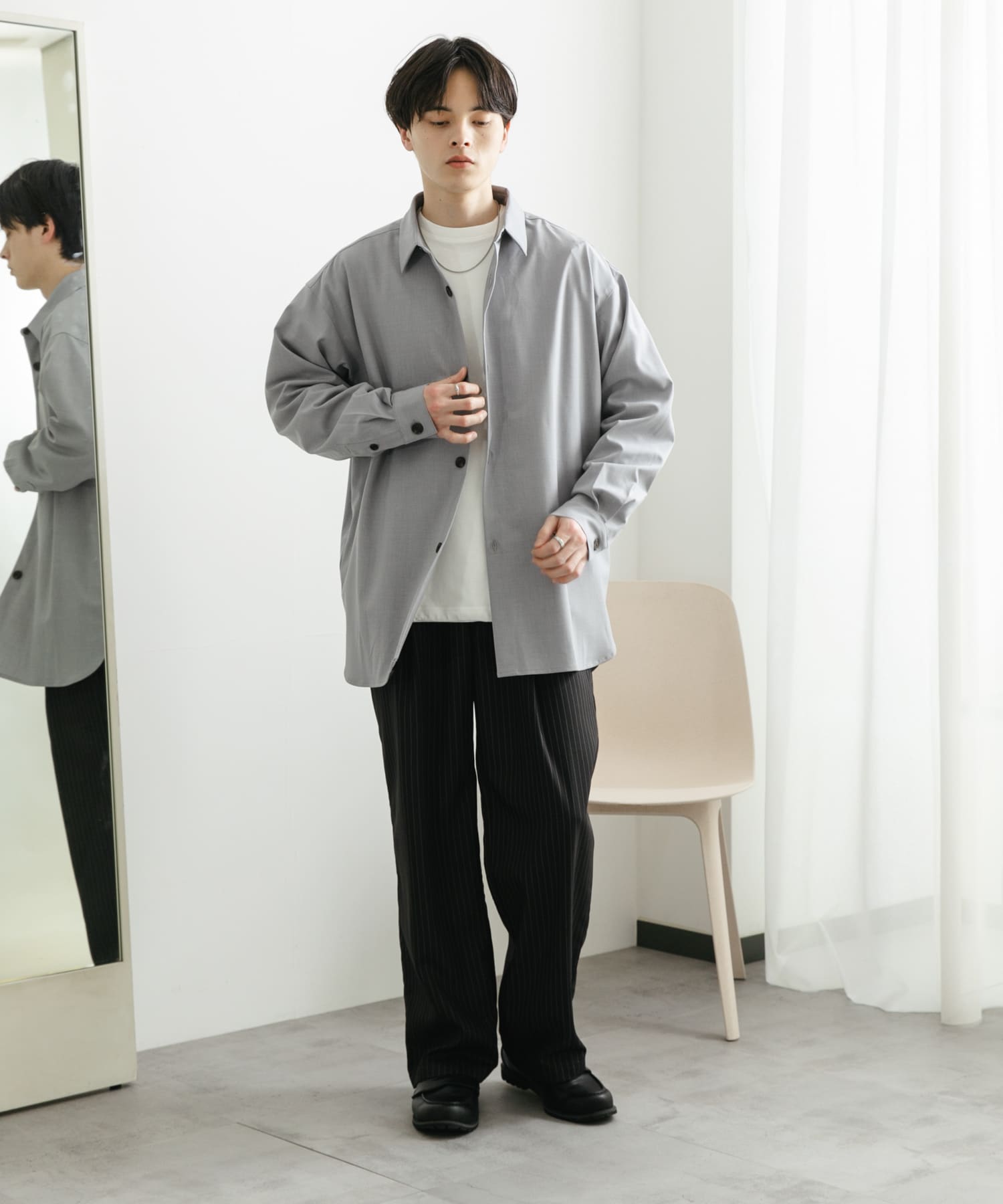 身長：173cm サイズ：L