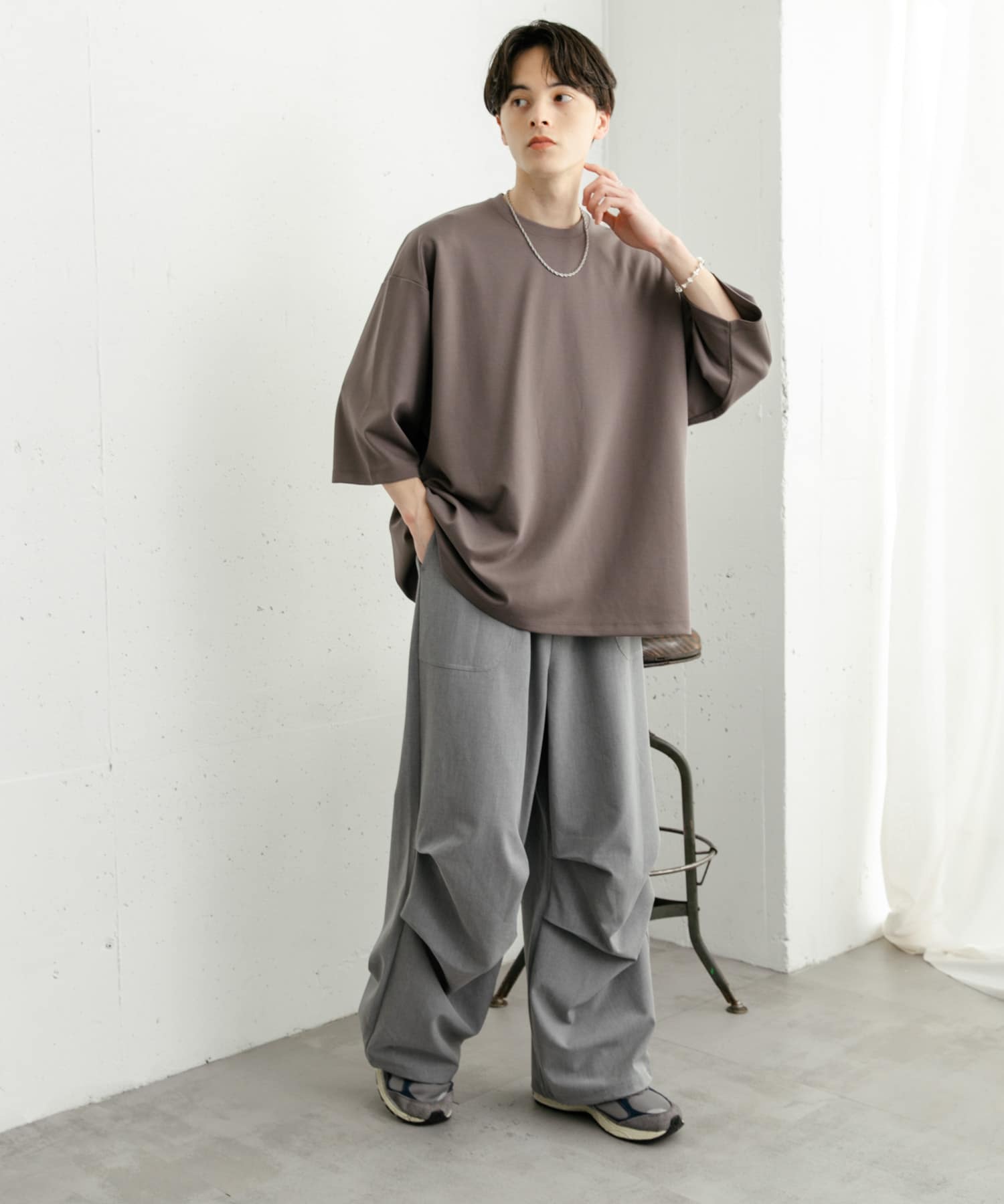 身長：173cm サイズ：L