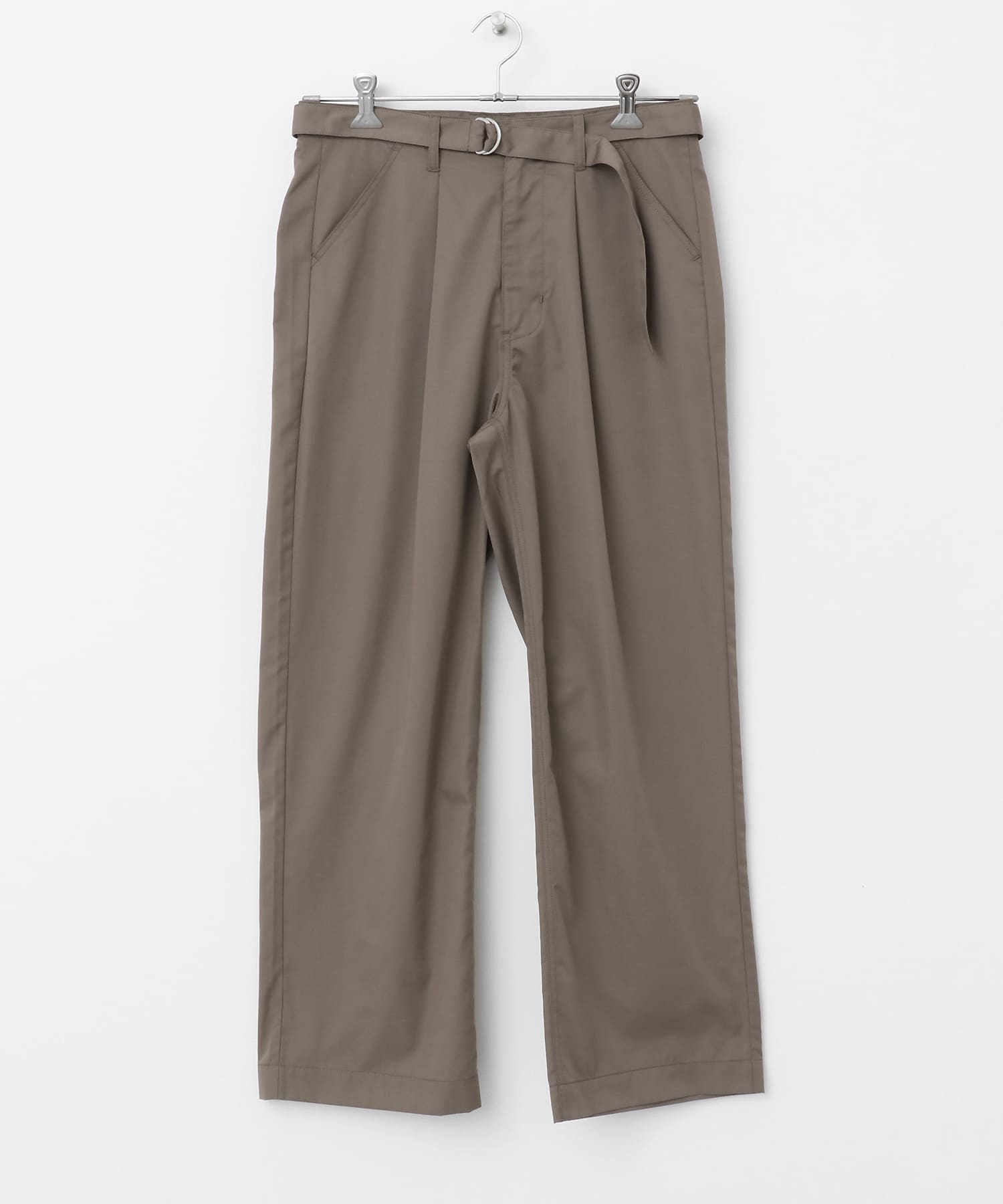 アソートベルテッドストレートパンツ BEIGE M