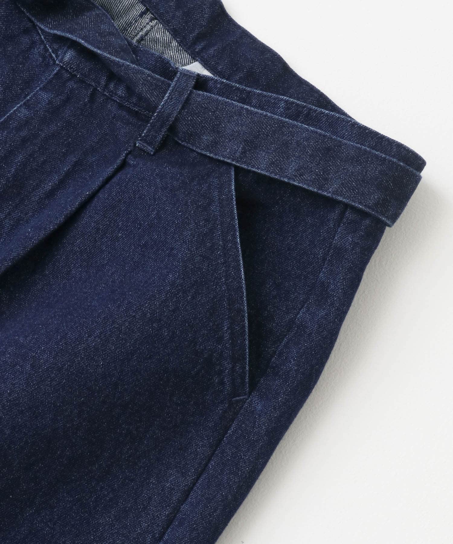アソートベルテッドストレートパンツ D.INDIGO M