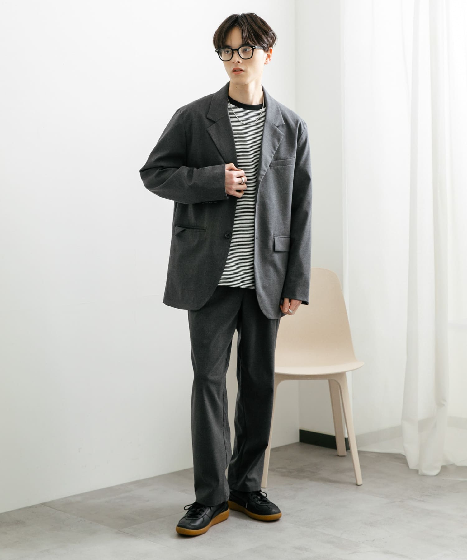 身長：173cm サイズ：L