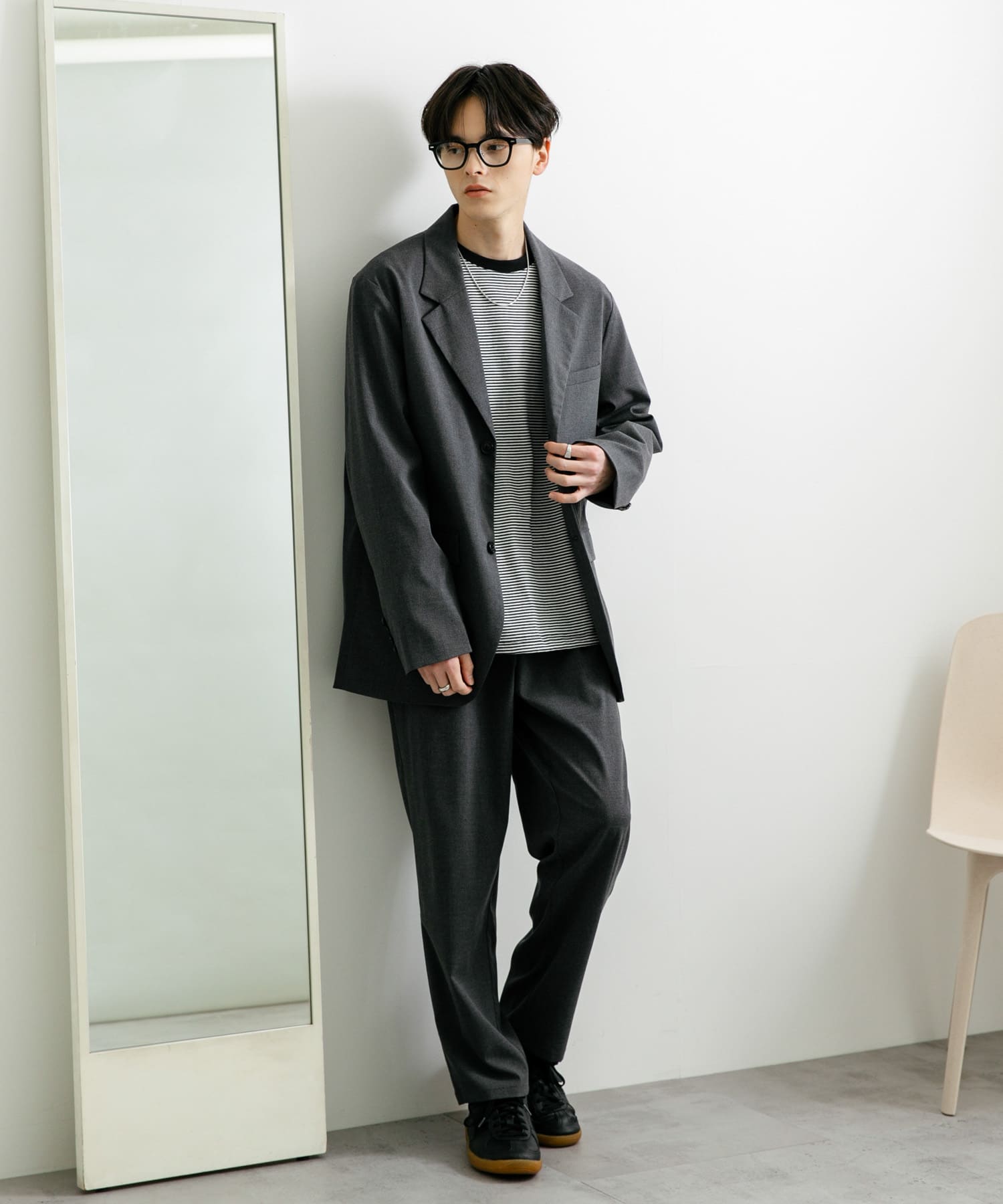 身長：173cm サイズ：L