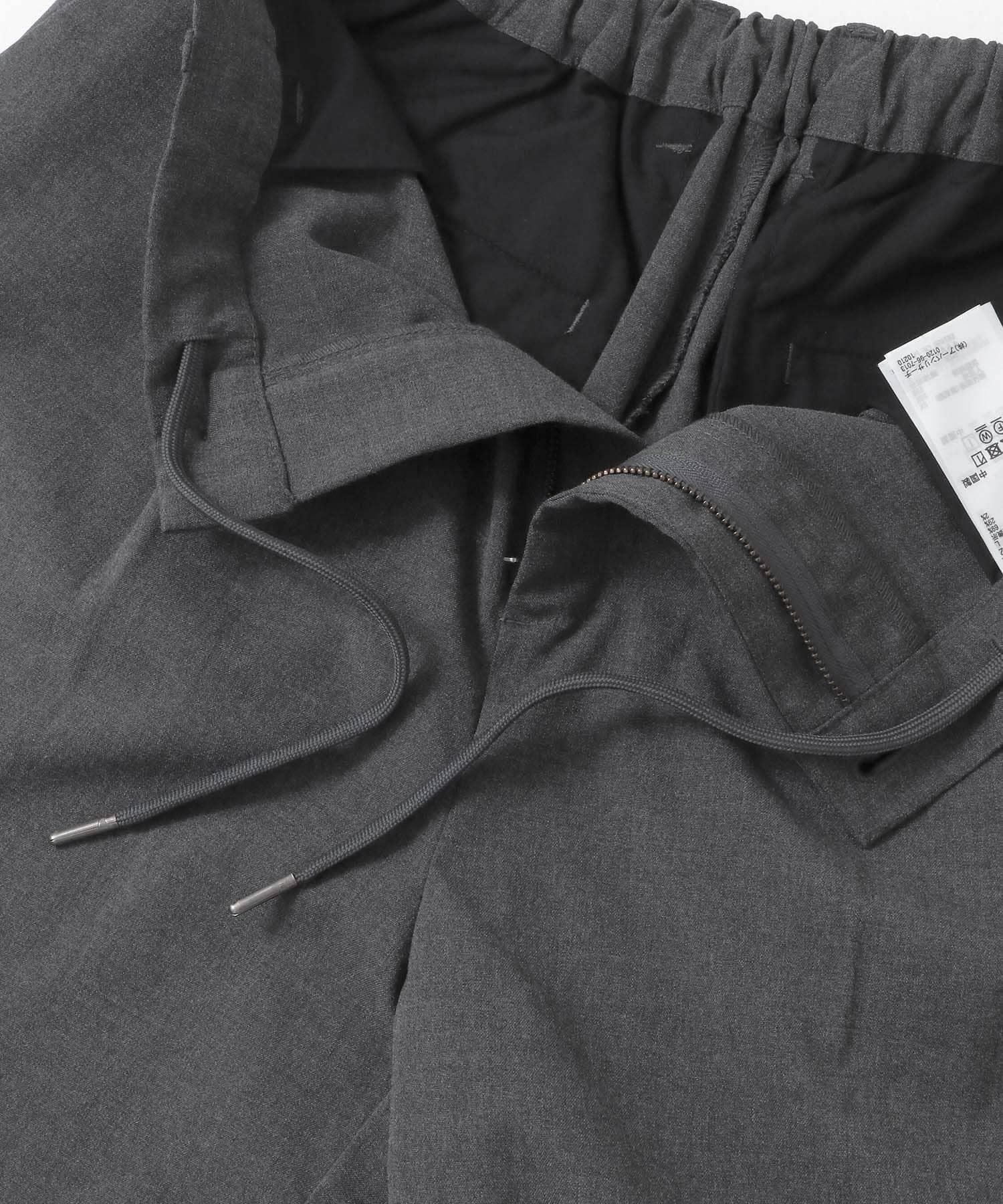 『セットアップ対応』 CARREMANストレートスラックス CHARCOAL M