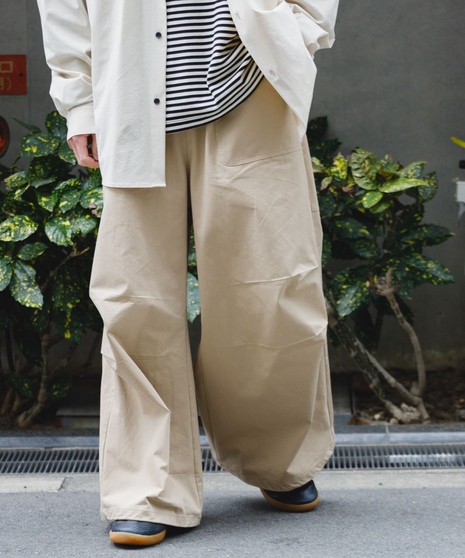 ベイカーワイドパンツ