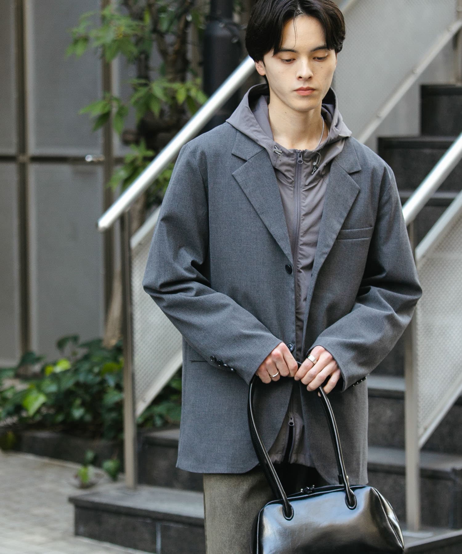 『ユニセックス』『セットアップ対応』 CARREMANテーラードジャケット