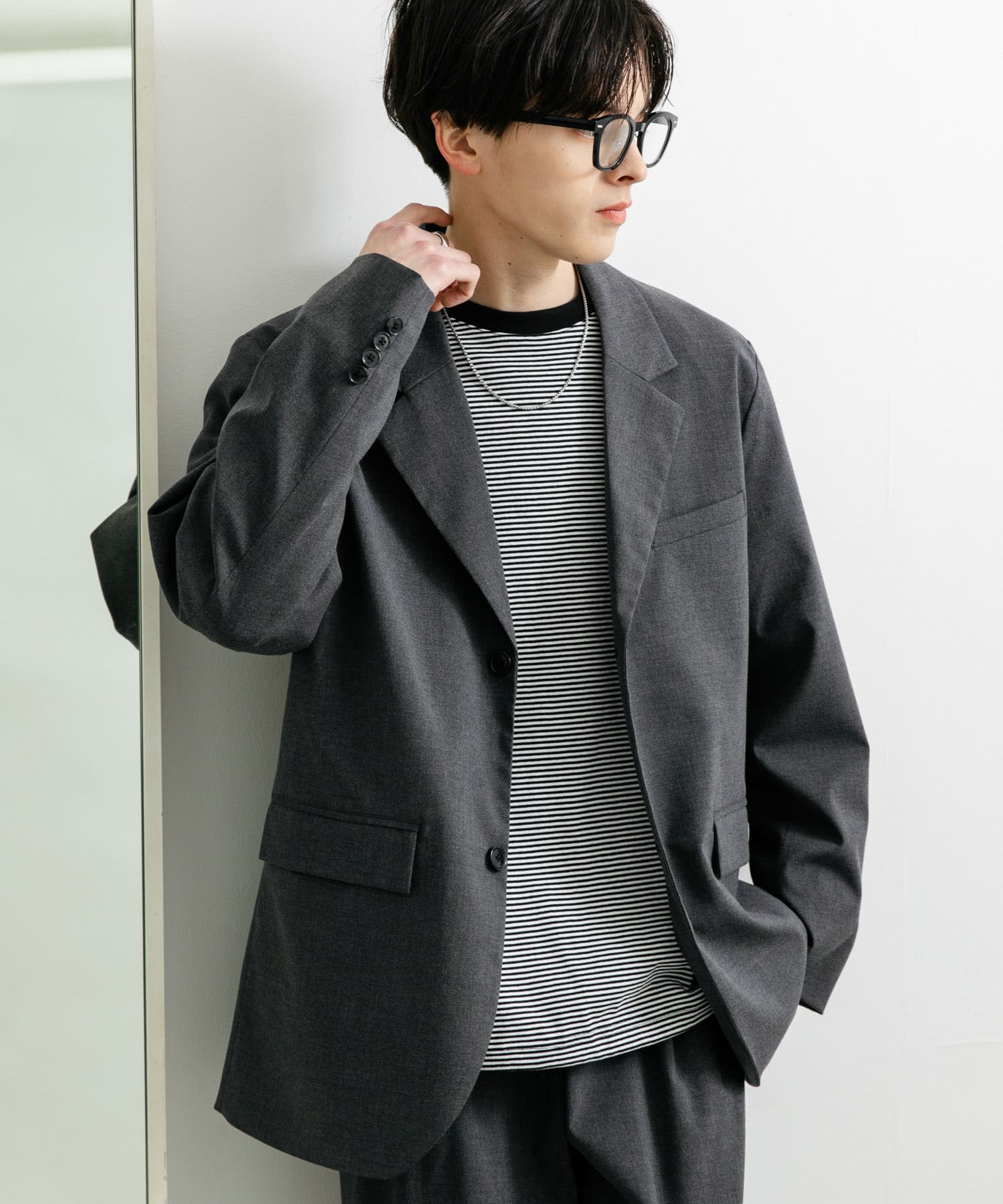 身長：173cm サイズ：L