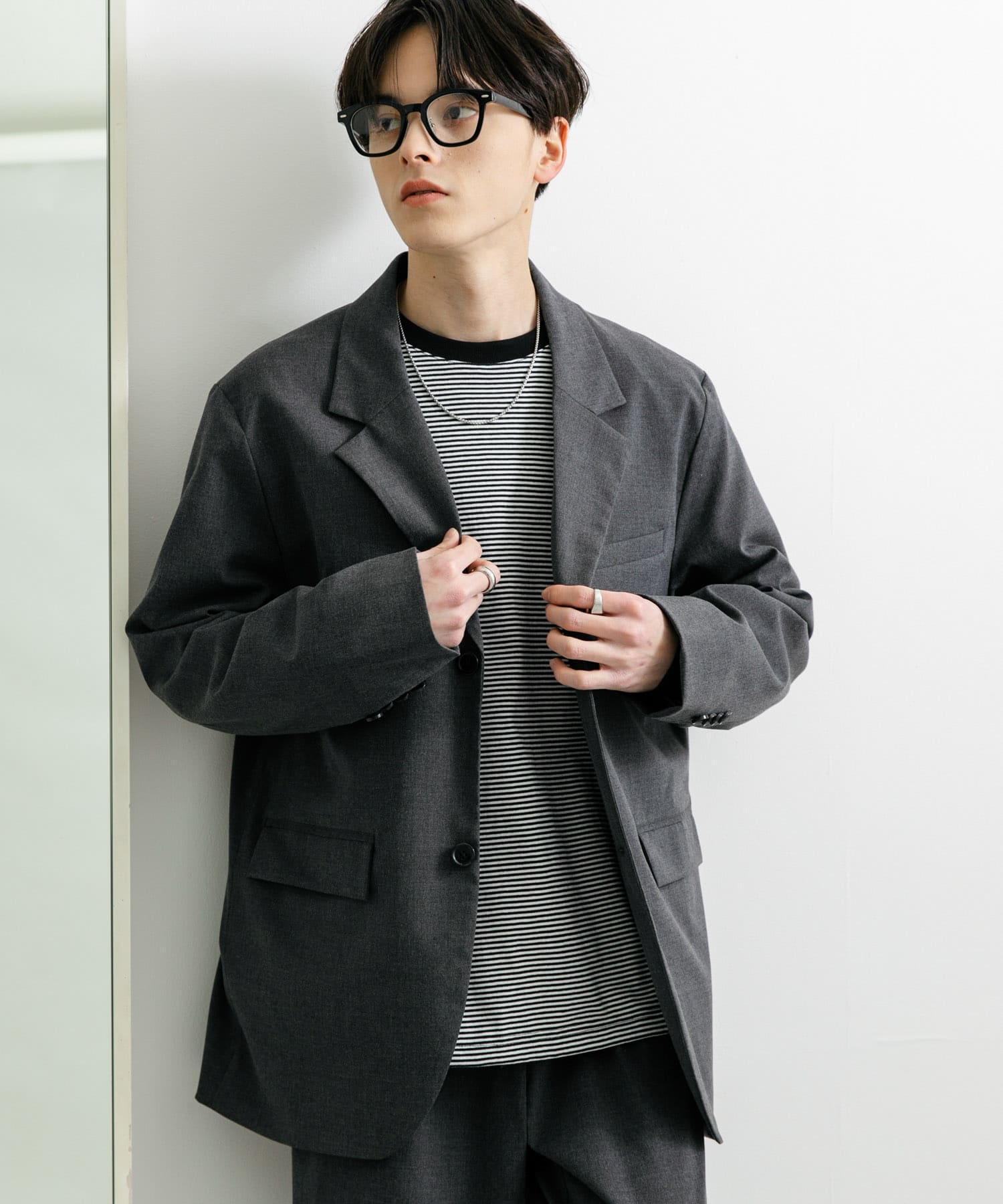 身長：173cm サイズ：L