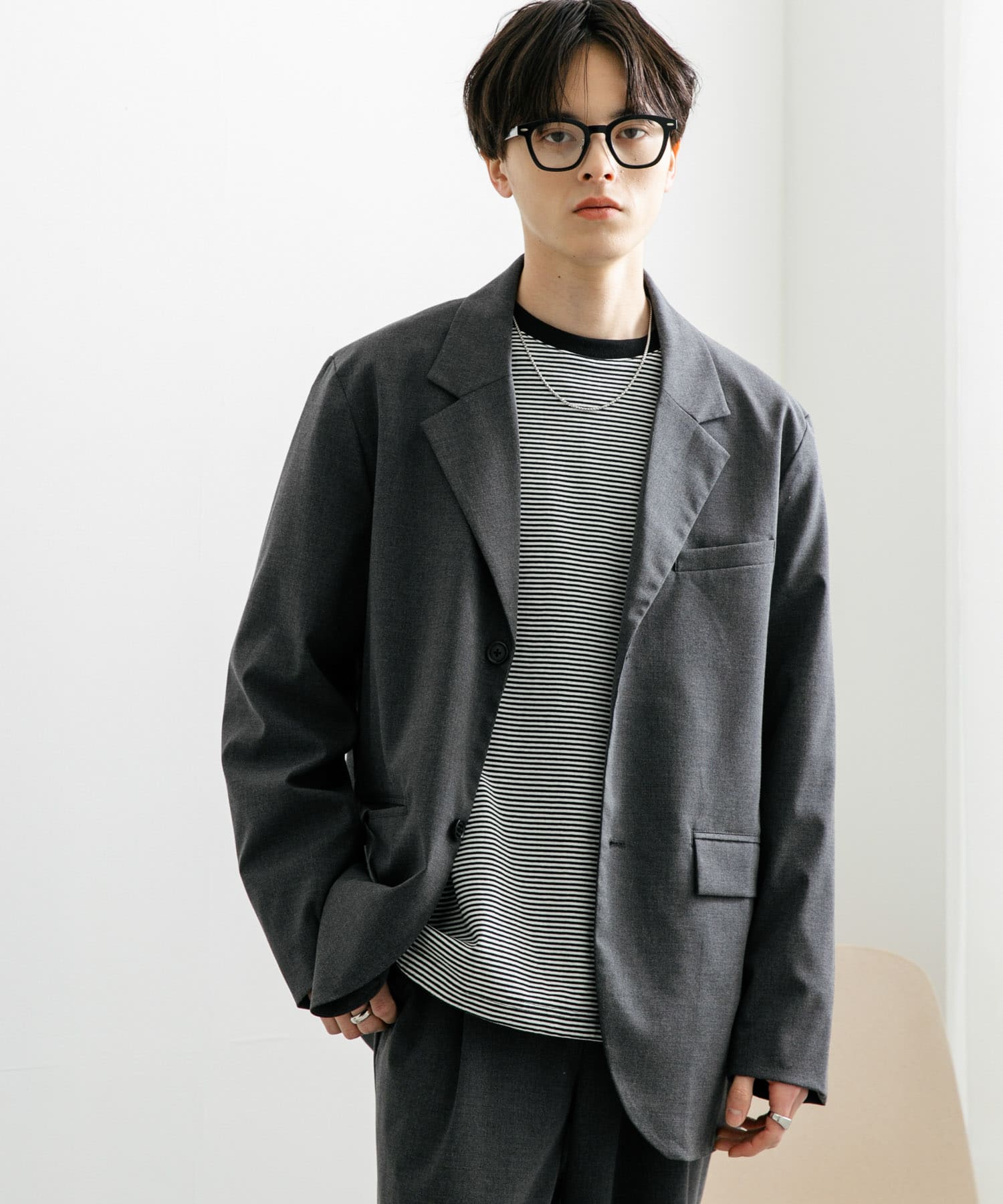 身長：173cm サイズ：L