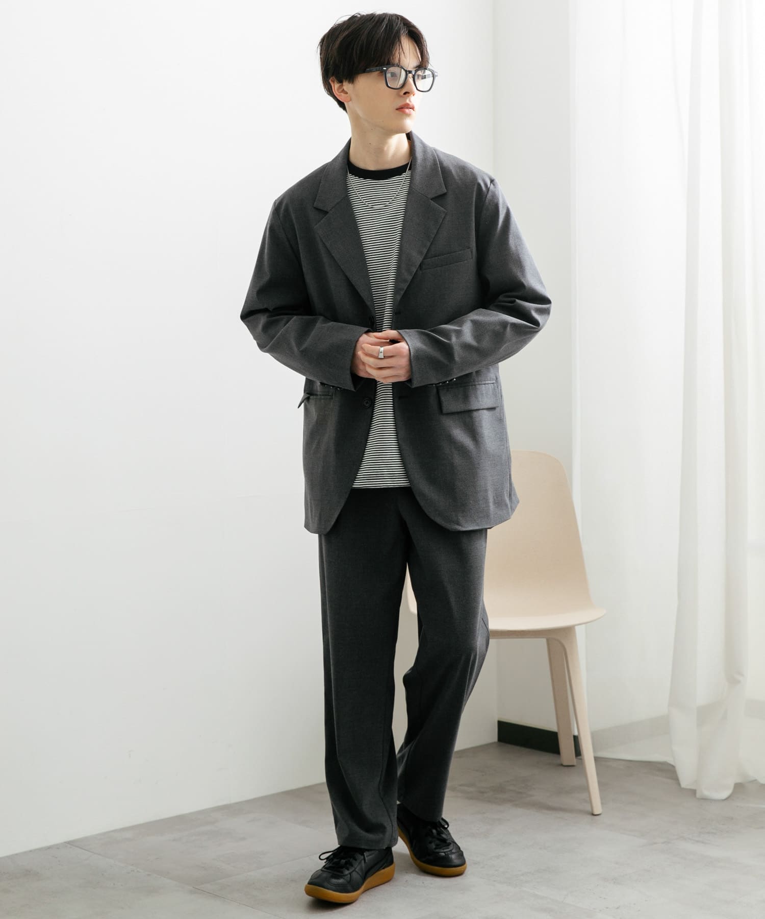 身長：173cm サイズ：L