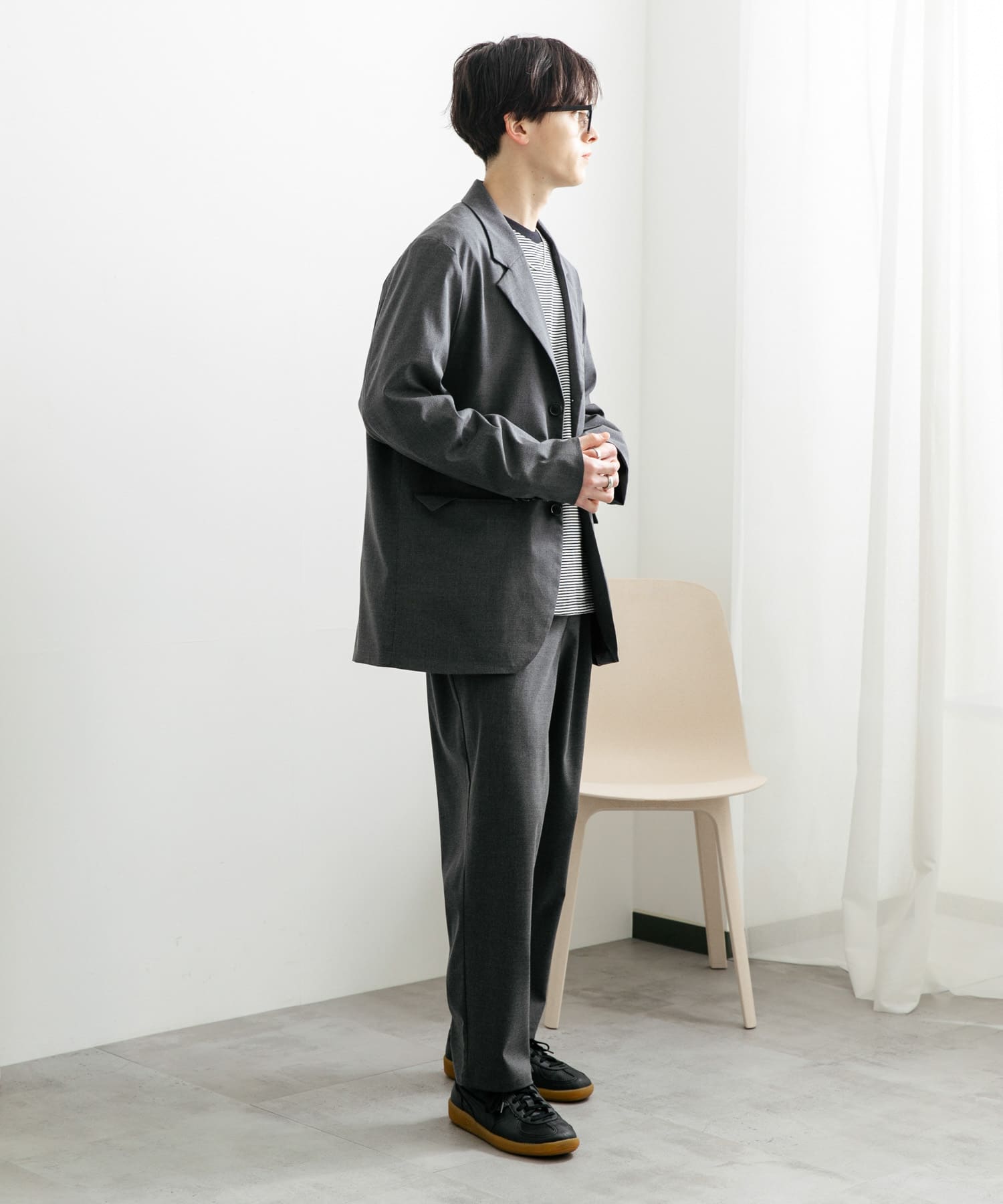 身長：173cm サイズ：L