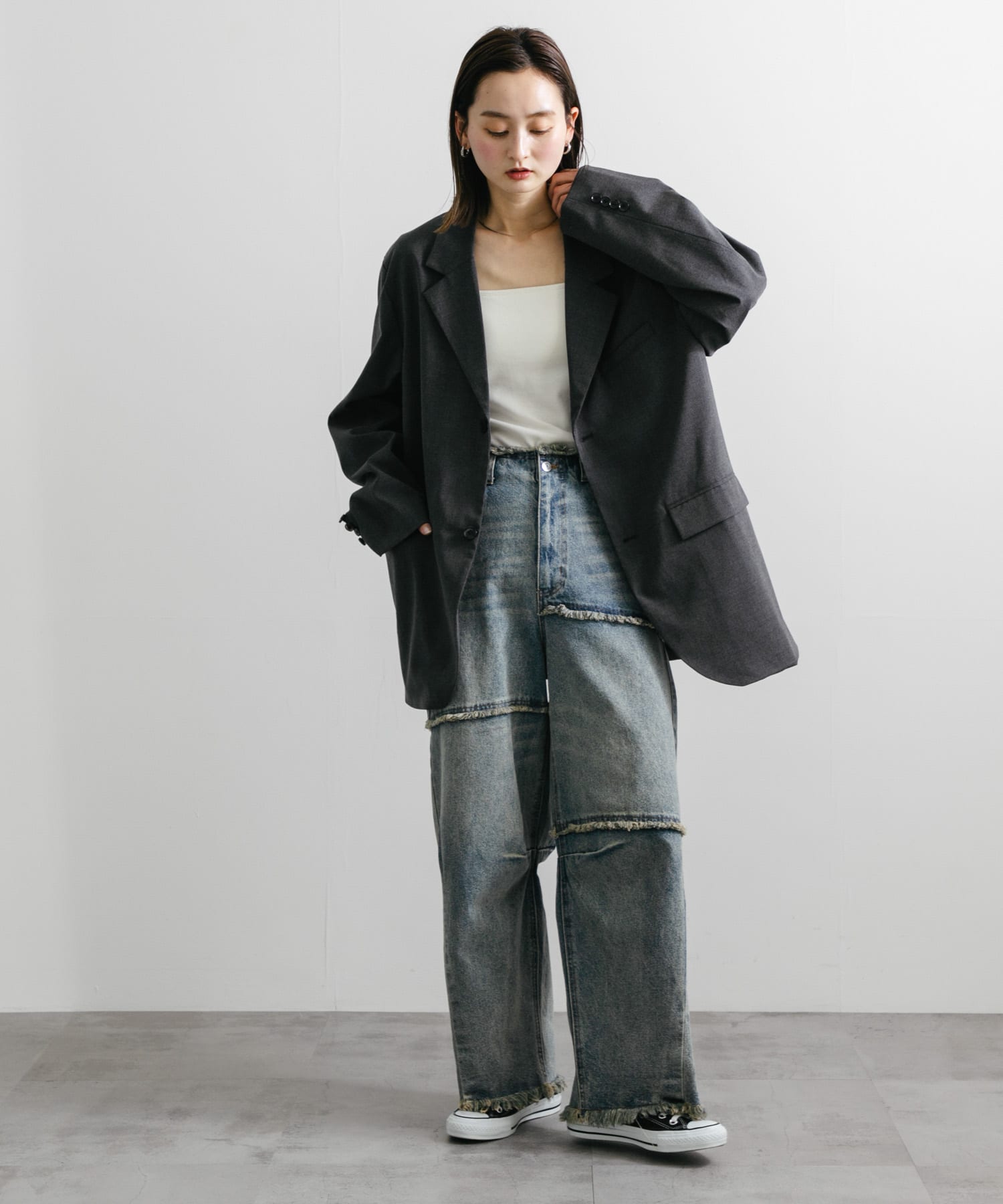 身長：169cm サイズ：L