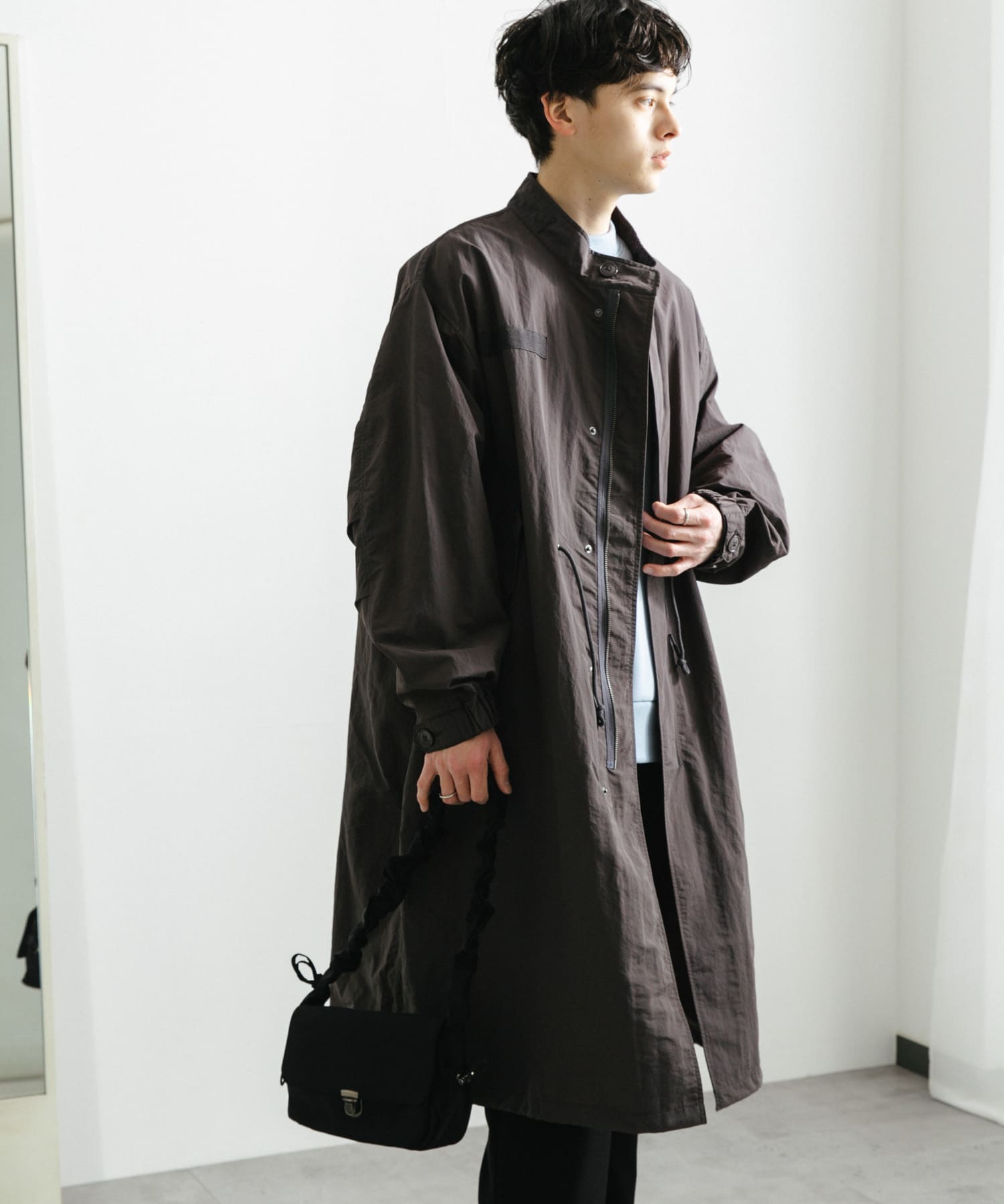 リップストップモッズコート