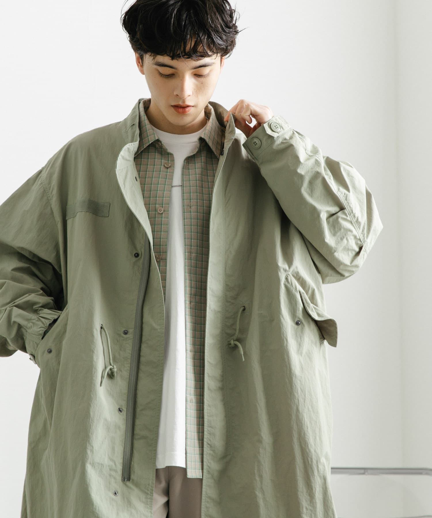 リップストップモッズコート