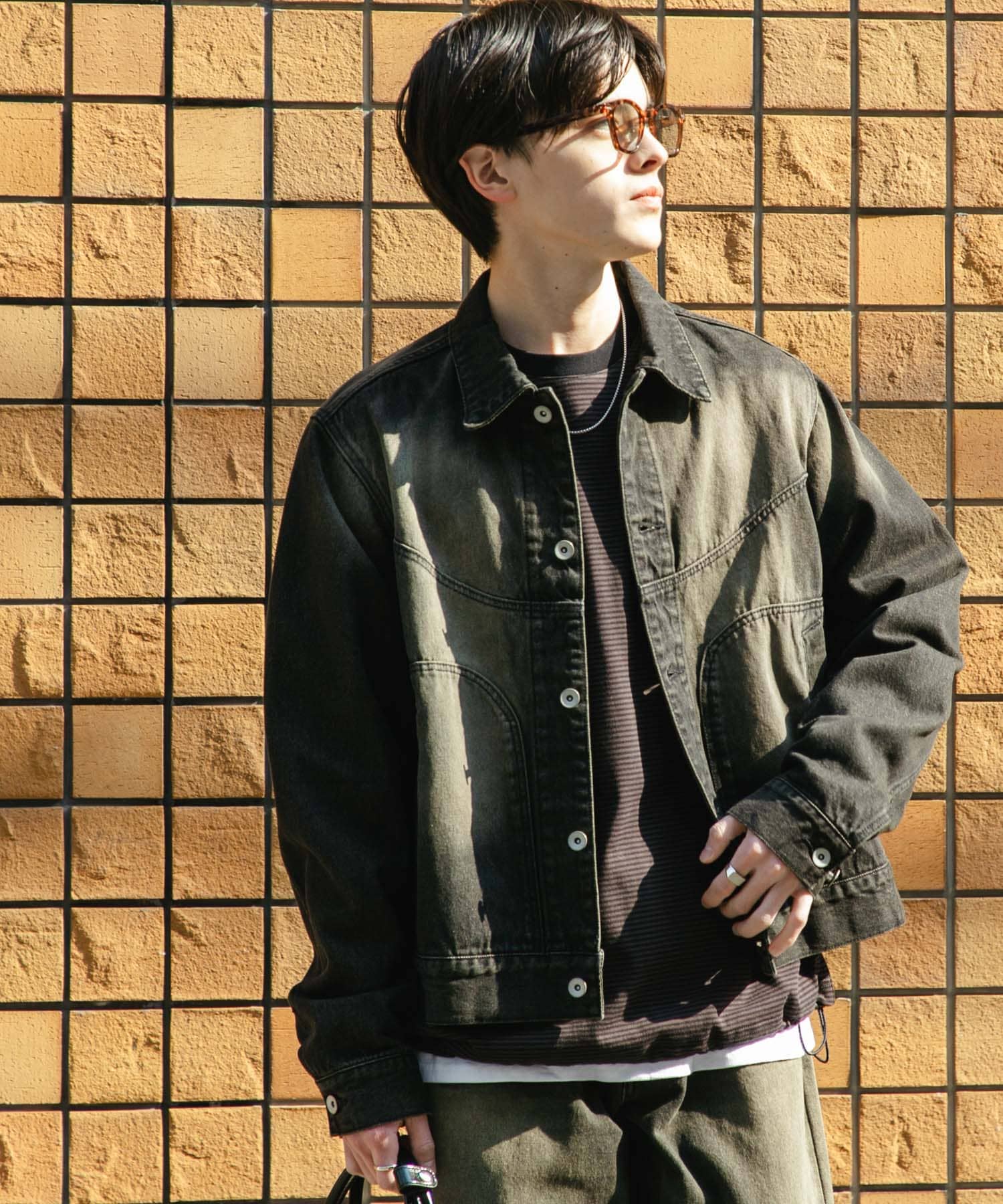 身長：173cm サイズ：L
