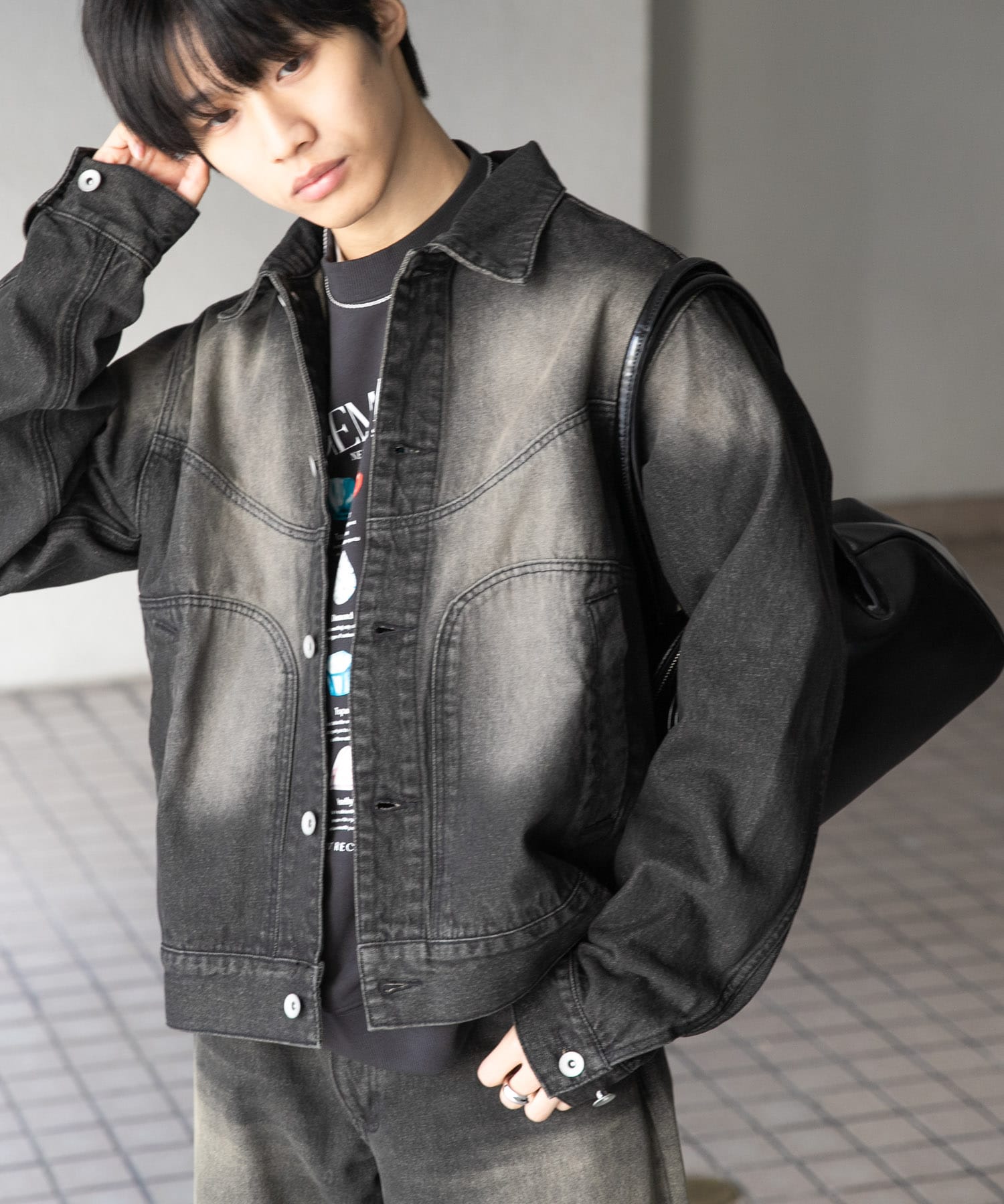身長：172cm サイズ：L