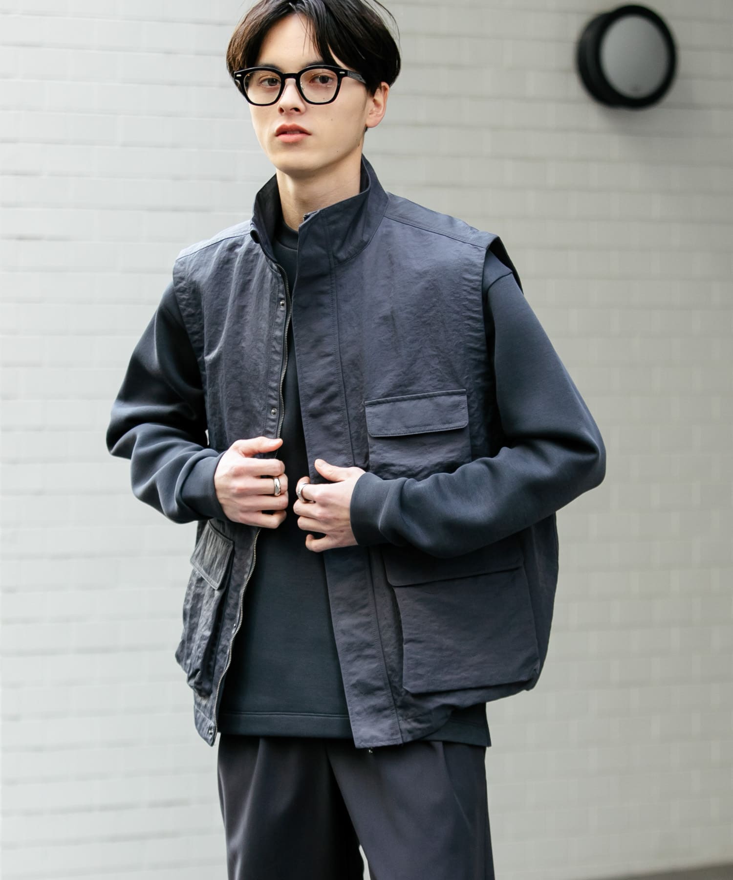 身長：173cm サイズ：L