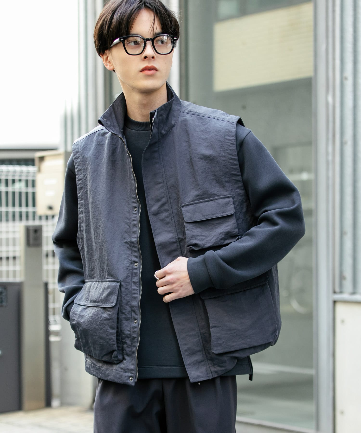 身長：173cm サイズ：L