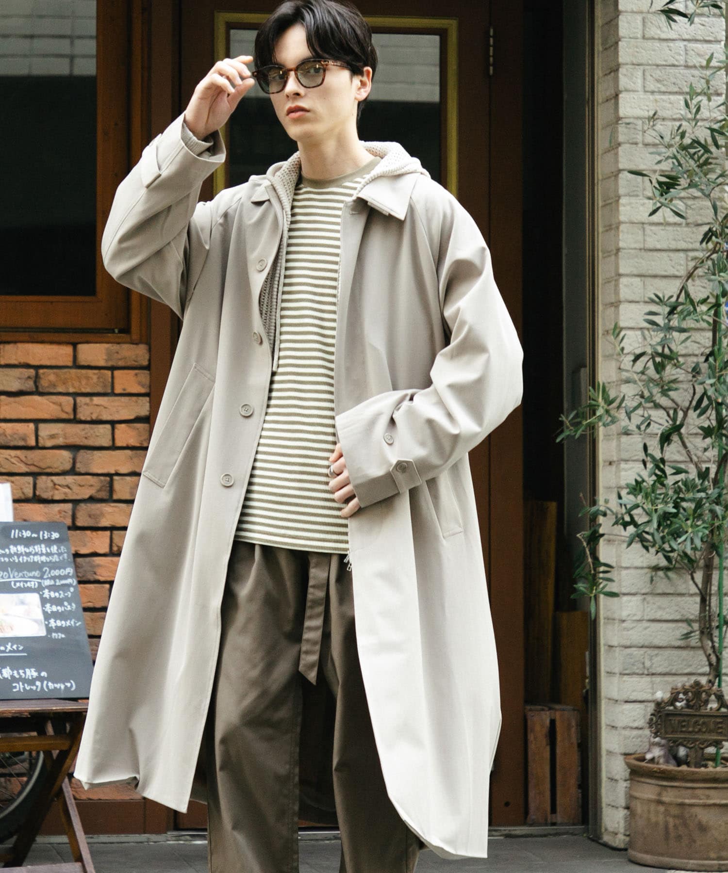 身長：173cm サイズ：L