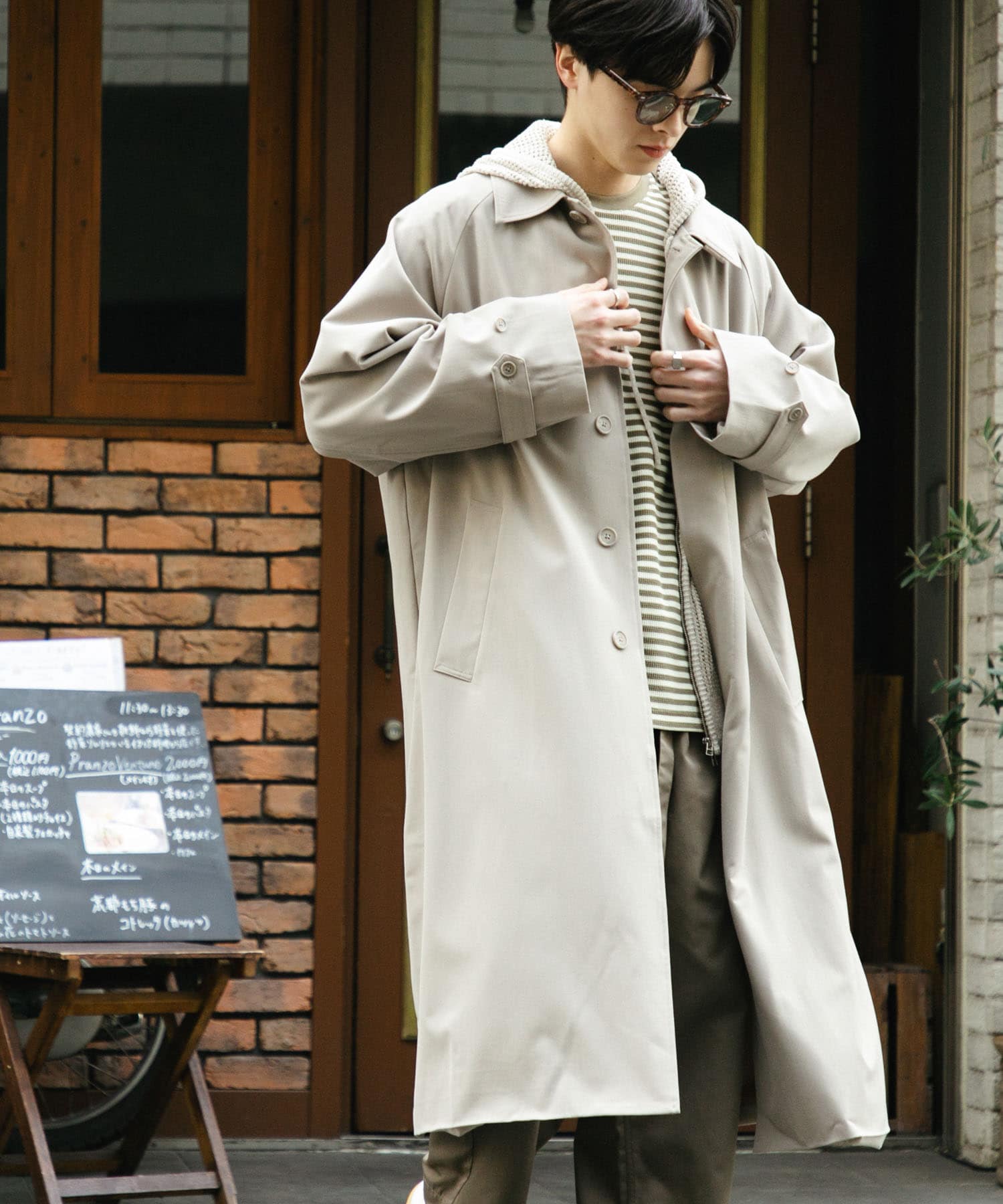 身長：173cm サイズ：L