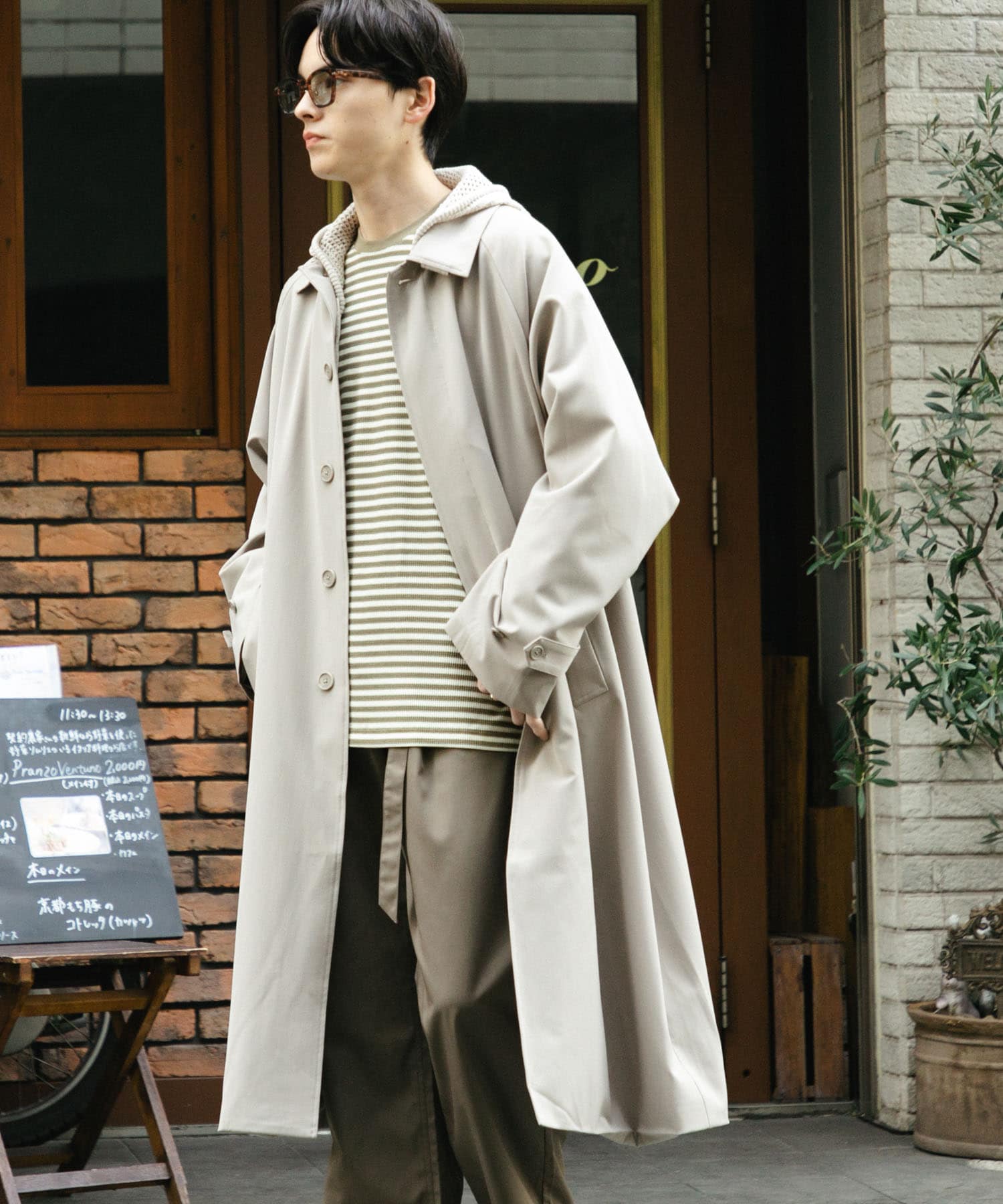 身長：173cm サイズ：L