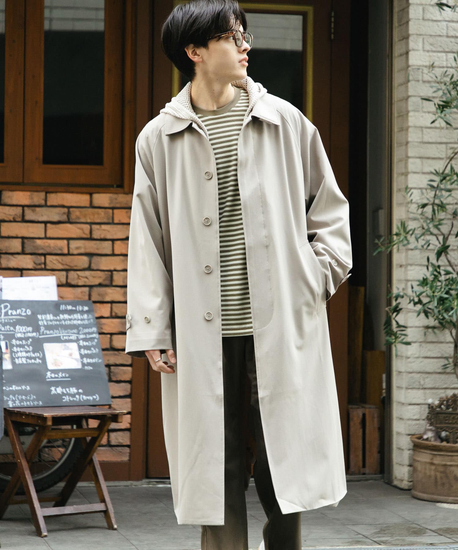 身長：173cm サイズ：L
