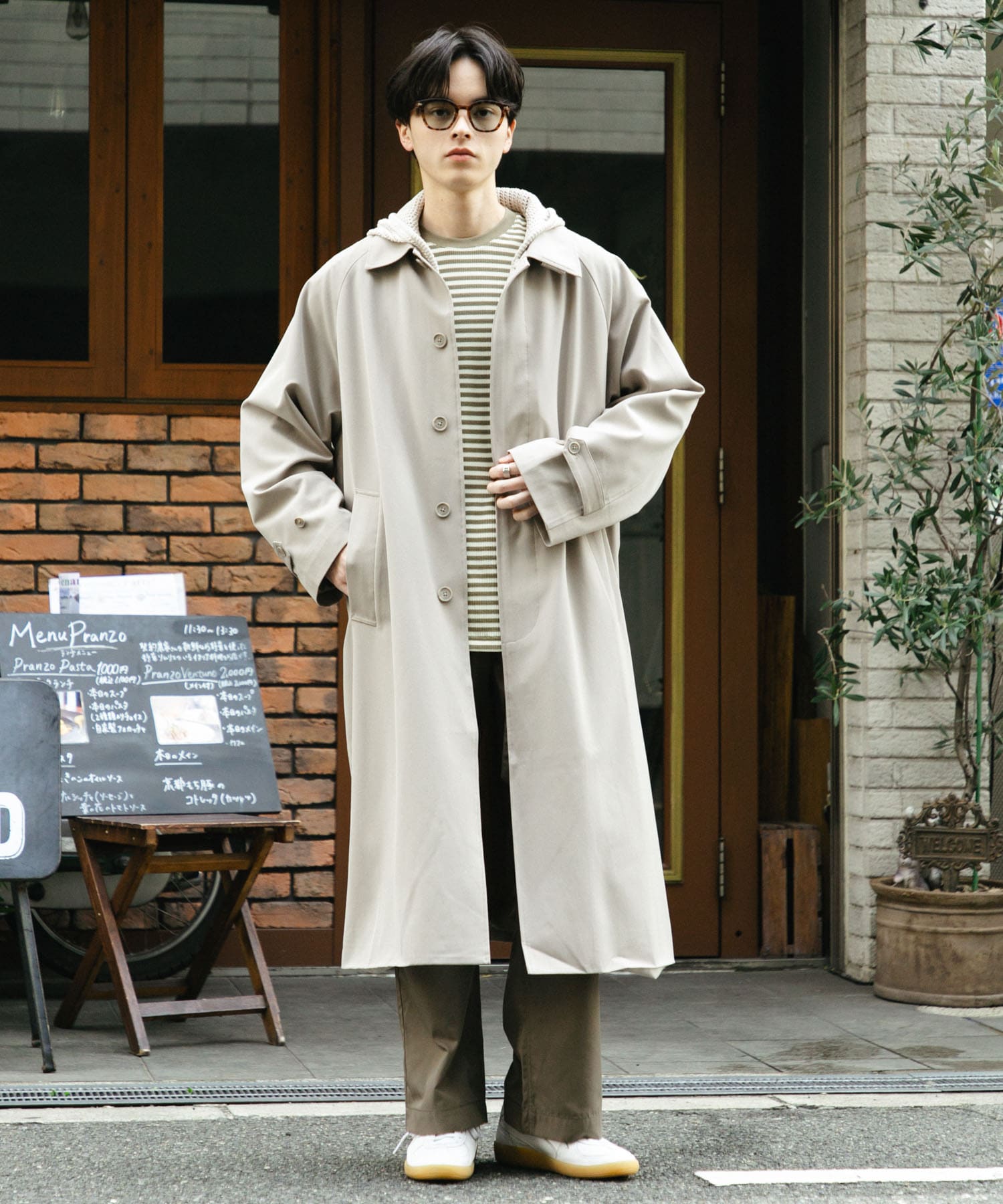 身長：173cm サイズ：L